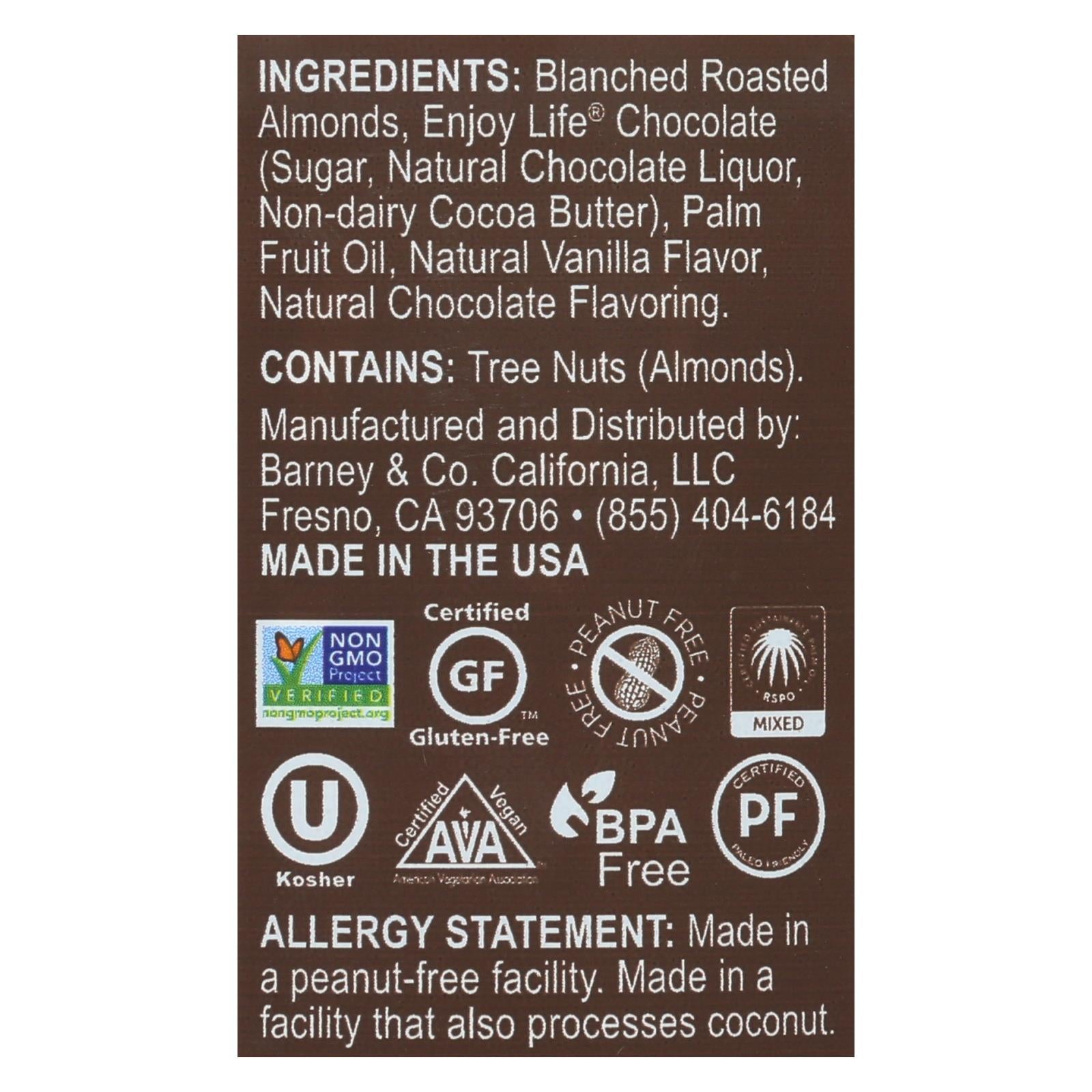Barney Butter Chocolate Almond Butter Blend  - Case of 6 - 10 OZ