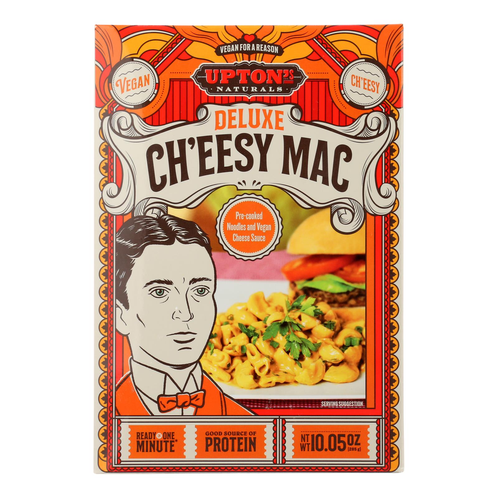 Upton's Naturals Macaroni - Ch'eesy - Case Of 6 - 10.05 Oz