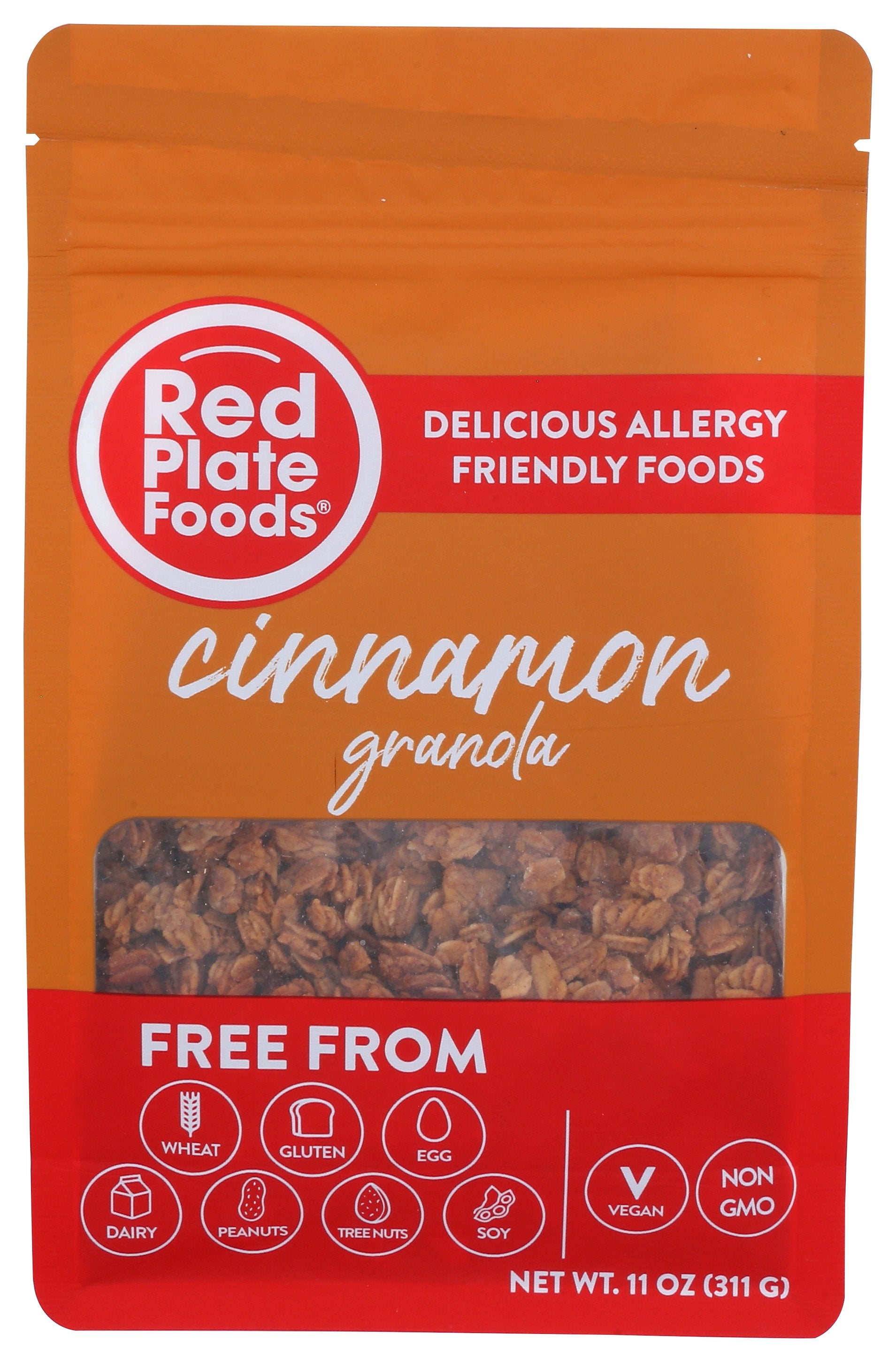 RED PLATE FOODS GRANOLA CINNAMON - Case of 6