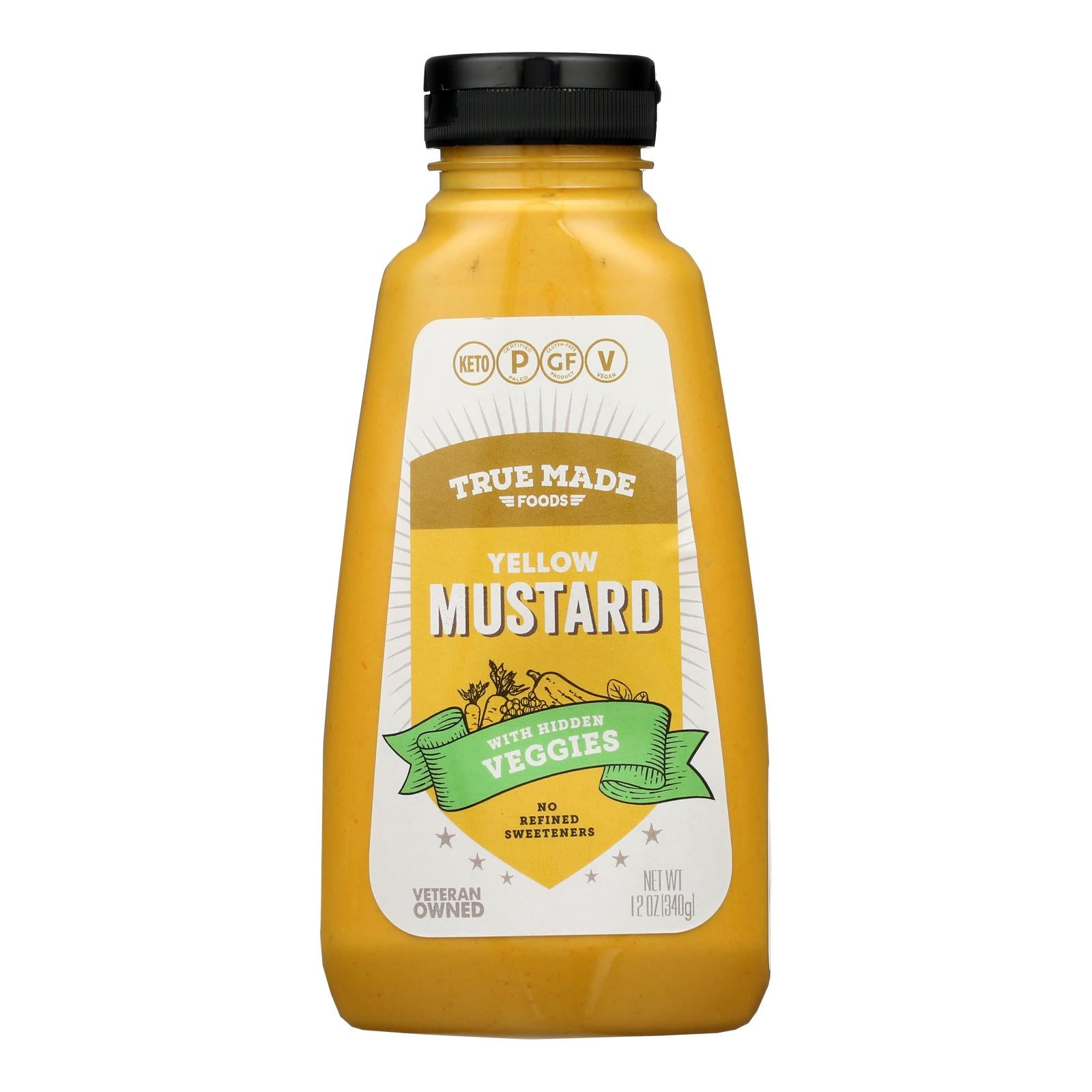 True Made Foods - Mustard Yellow Hiddn Veg - Case Of 6-12 Oz