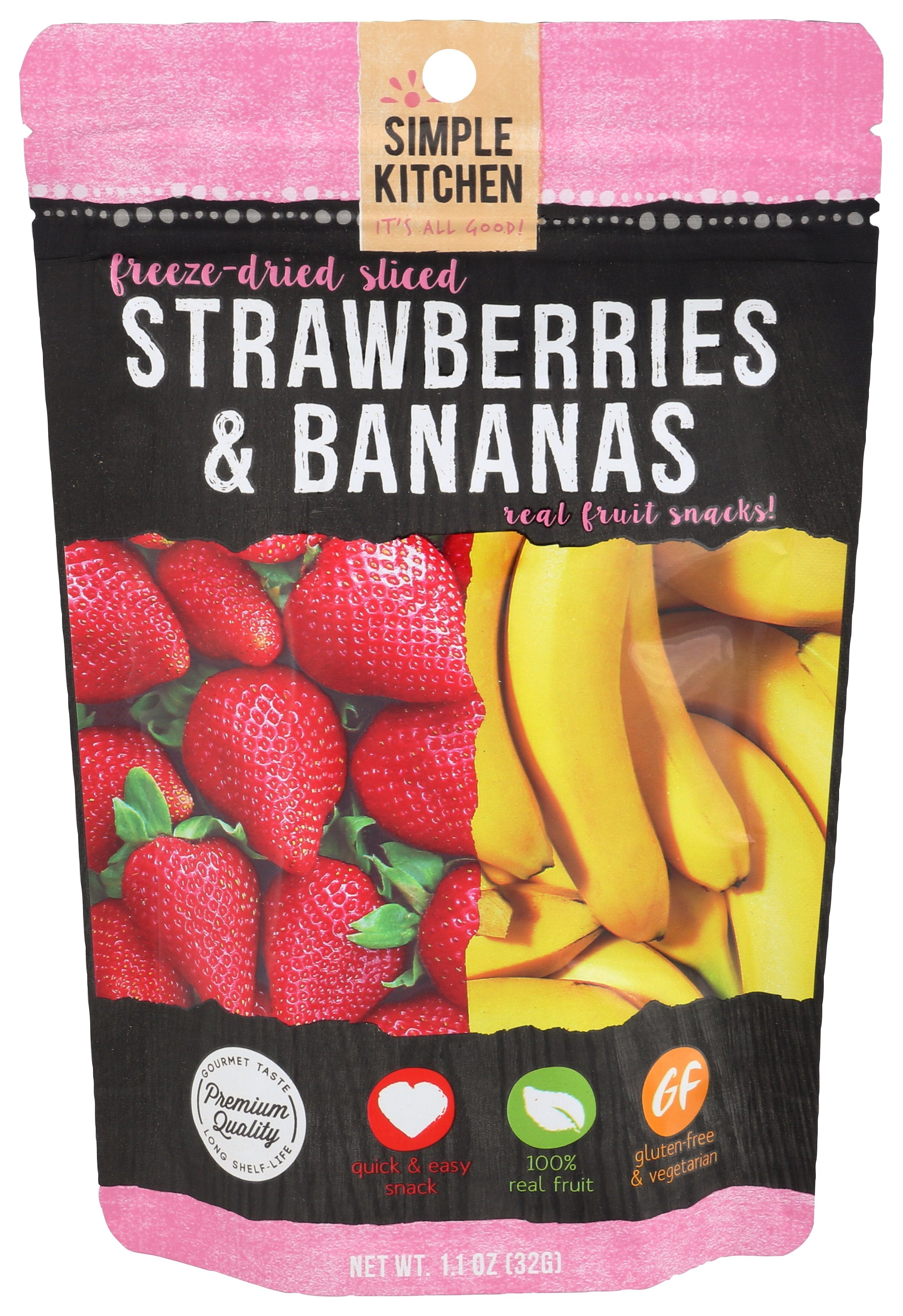 SIMPLE KITCHEN STRAWBERRIES & BANANAS - Case of 6
