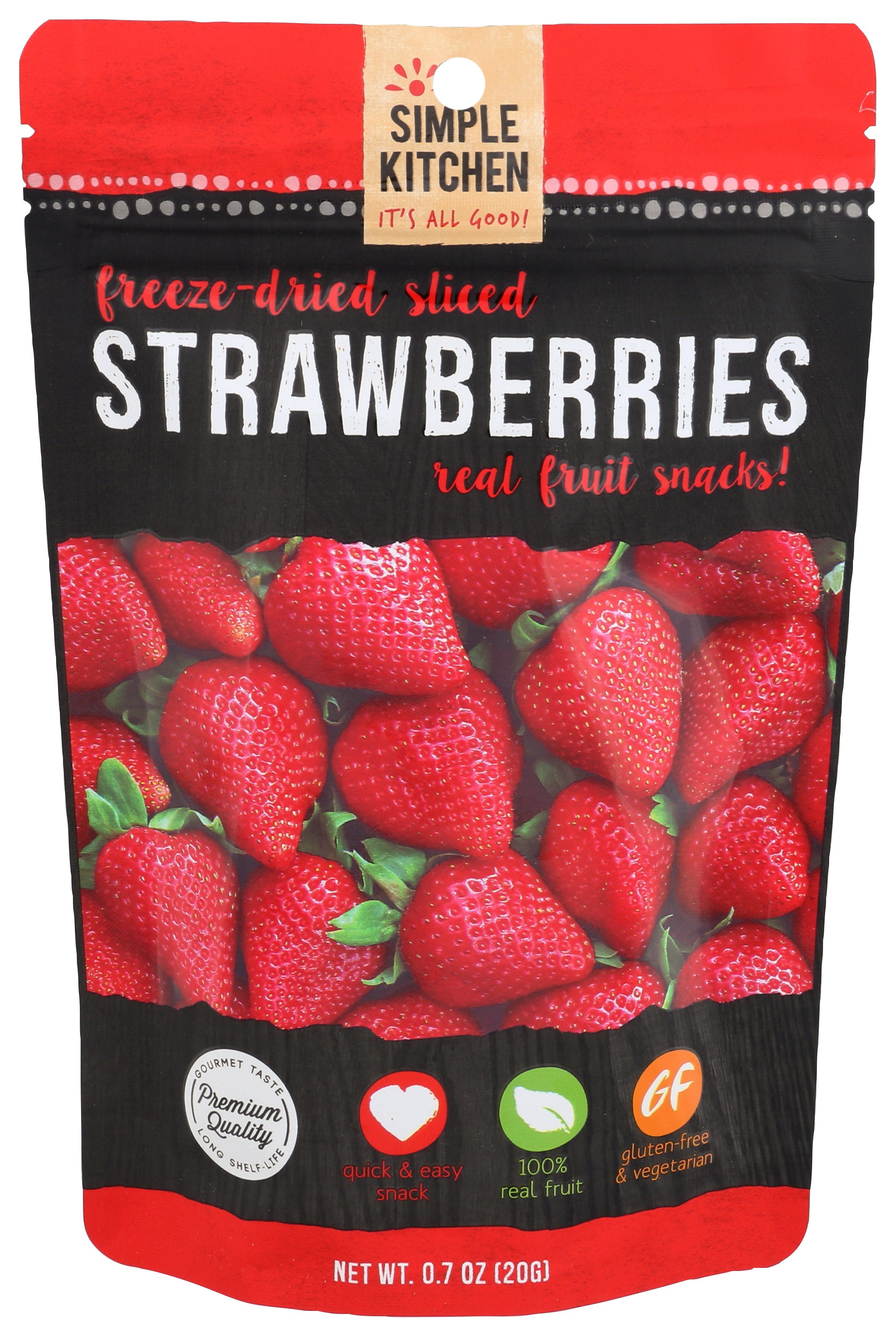 SIMPLE KITCHEN STRAWBERRIES FRZ DRD - Case of 6