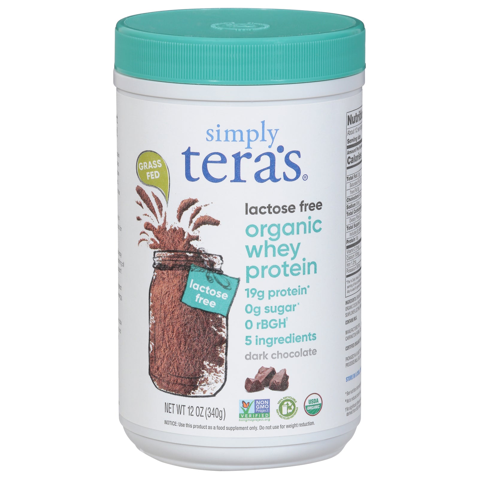 Simply Tera's - Whey Og2 Lacts Fr Dk Choc - EA of 1-12 OZ