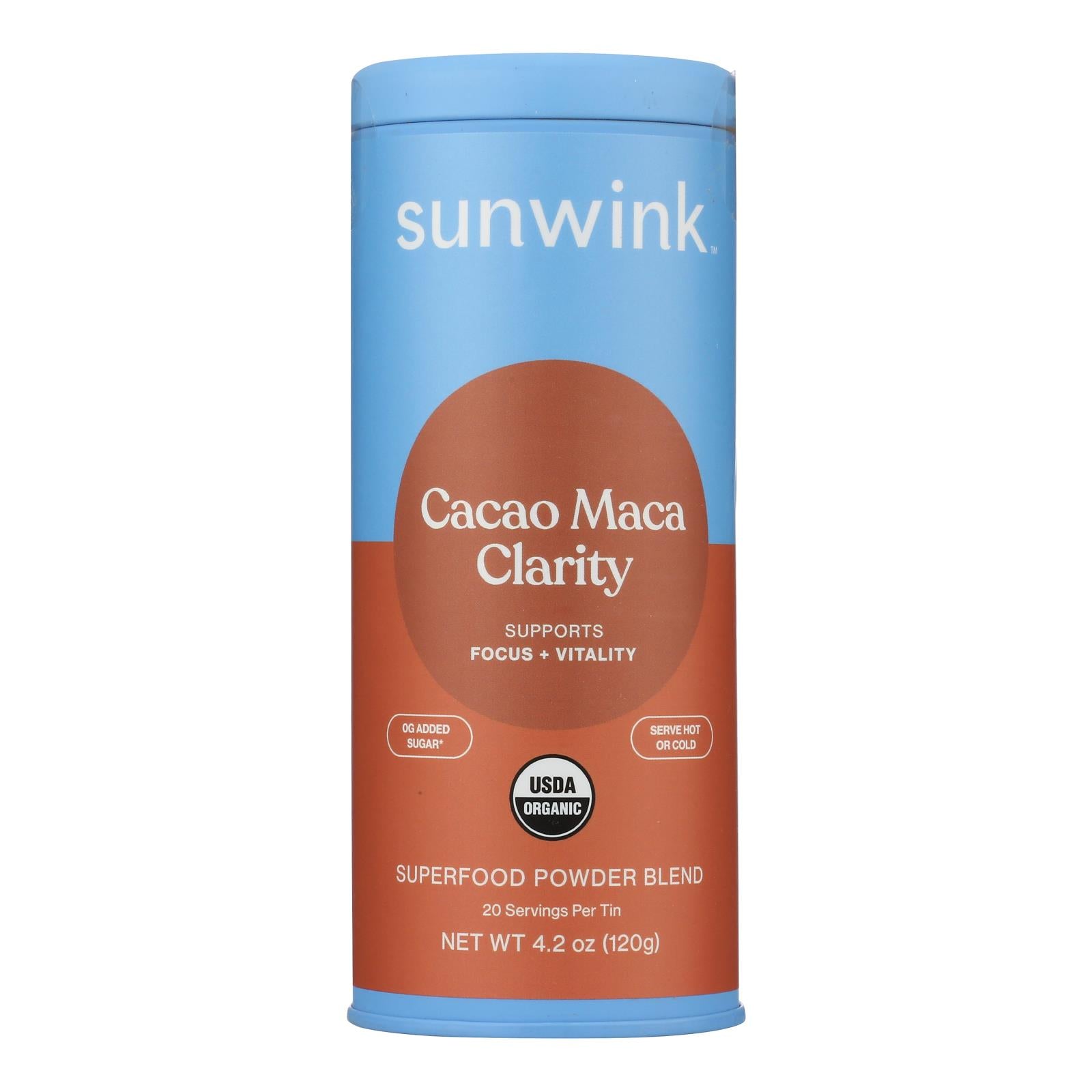 Sunwink - Mix Cacao Clarity Sugar Free - 1 Each 1-4.2 Oz