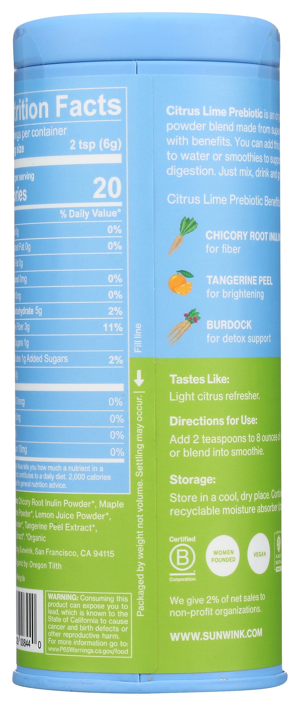 SUNWINK SUPERFOOD CITRUS