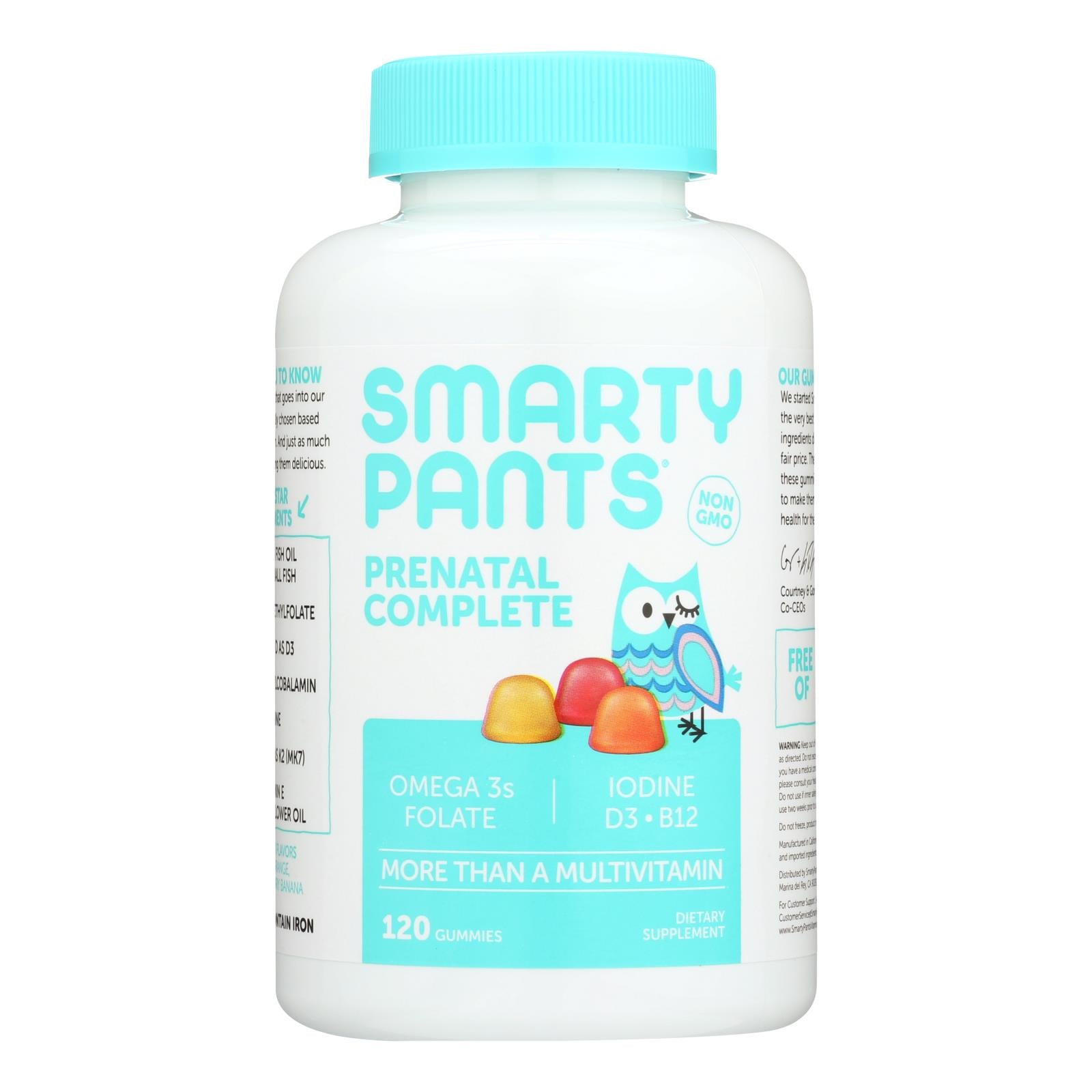 Smartypants Vitamins Prenatal Complete Strawberry Banana, Lemon, Orange Gummies  - 1 Each - 80 Ct