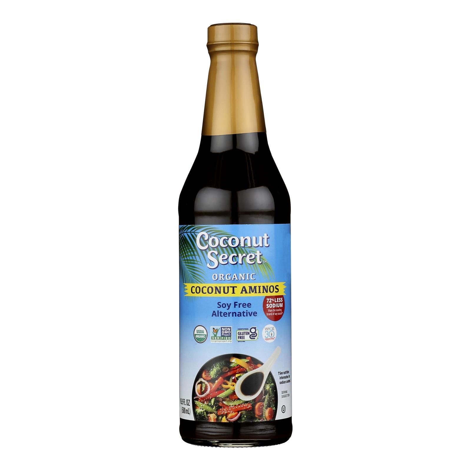 Coconut Secret - Seasoning Sauce - Coconut - Case Of 6 - 16.9 Fl Oz.