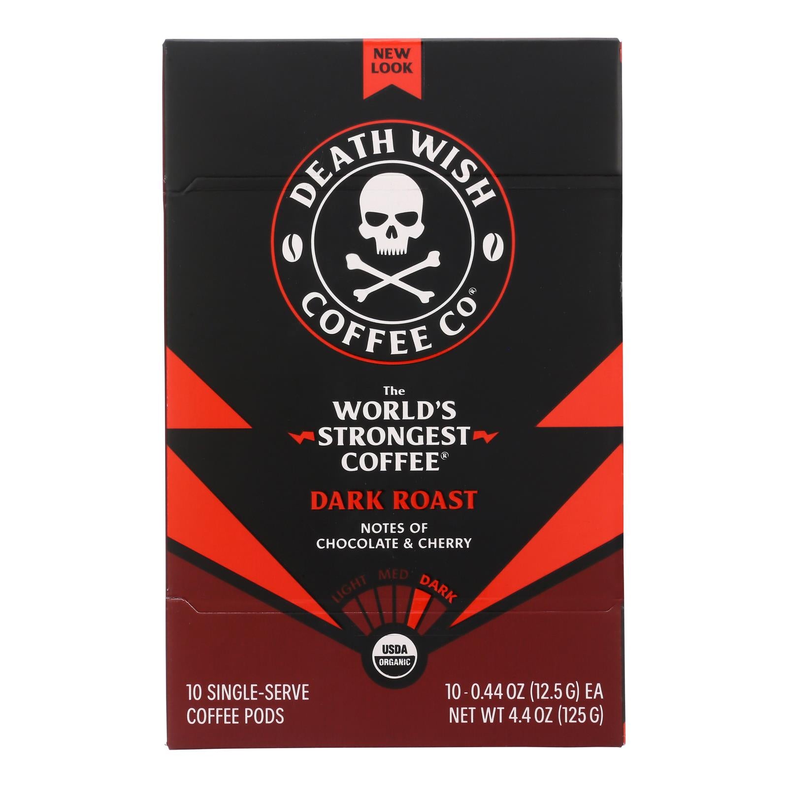 Death Wish Coffee - Coffee Single Serve Cup - Case Of 6-10 Ct