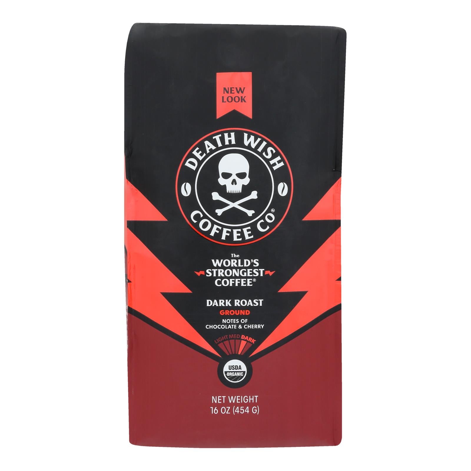 Death Wish Coffee - Coffee Ground - Case Of 6-16 Oz