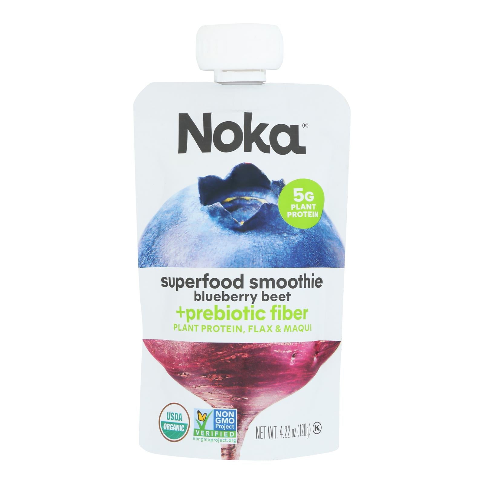 Noka Superfood Blueberry Beet Blend  - Case Of 6 - 4.22 Oz
