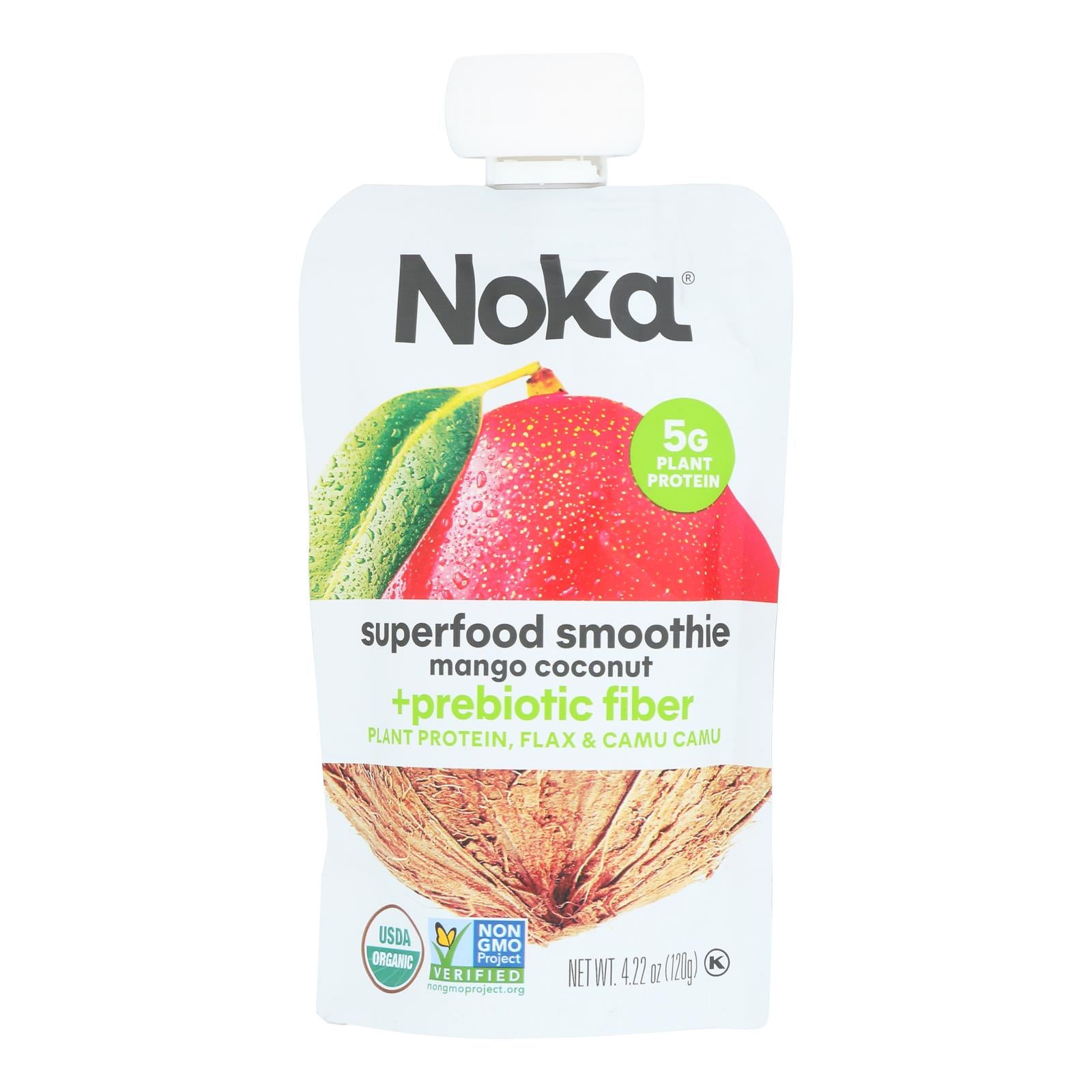 Noka Superfood Mango Coconut Blend  - Case Of 6 - 4.22 Oz