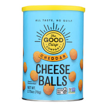 Load image into Gallery viewer, The Good Crisp Company - Cheese Balls Cheddar - Case Of 9-2.75 Oz