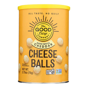 The Good Crisp Company - Cheese Balls Agd Wht Ched - Case Of 9-2.75 Oz