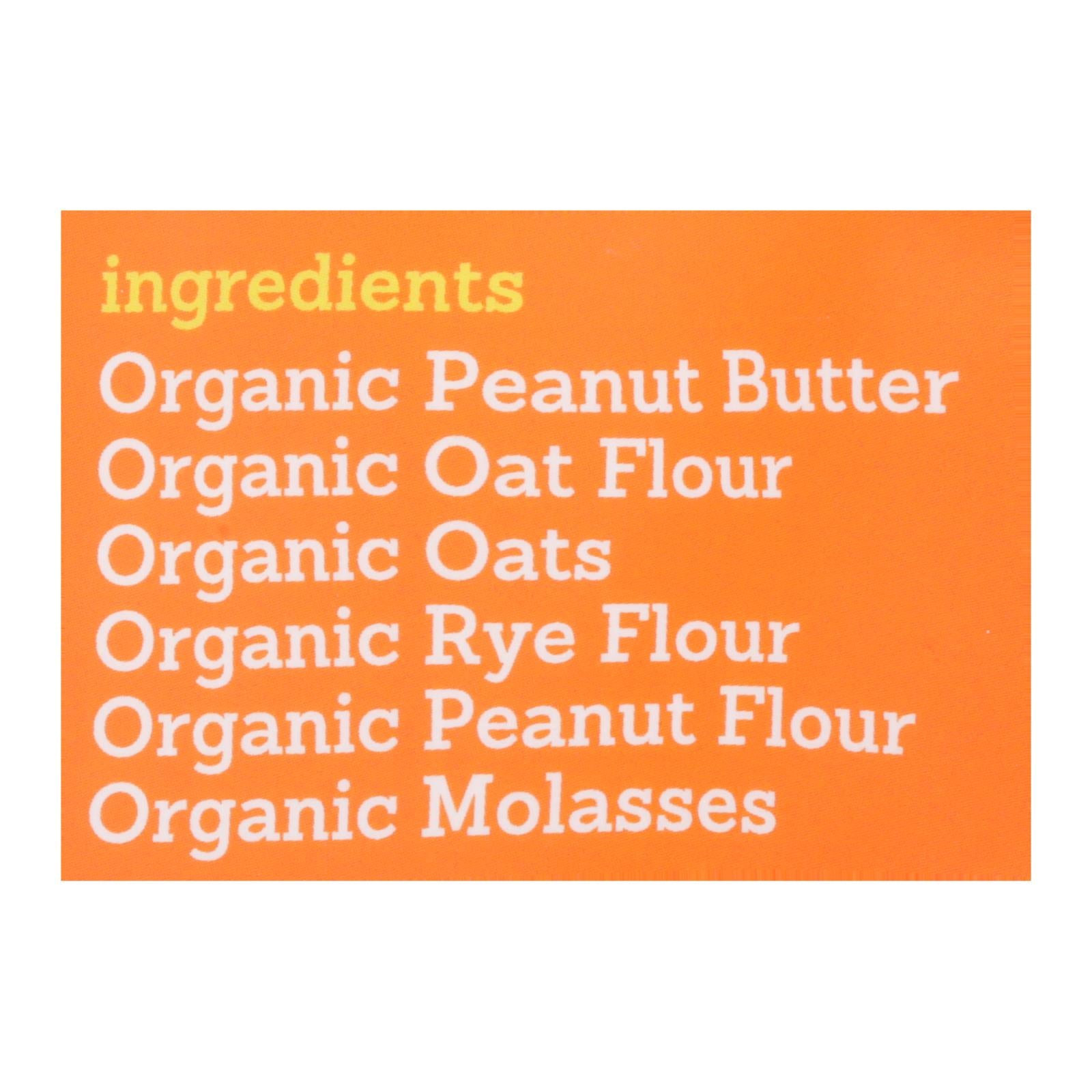 Riley's Organics Organic Dog Treats, Peanut Butter & Molasses Recipe, Large  - Case Of 6 - 5 Oz