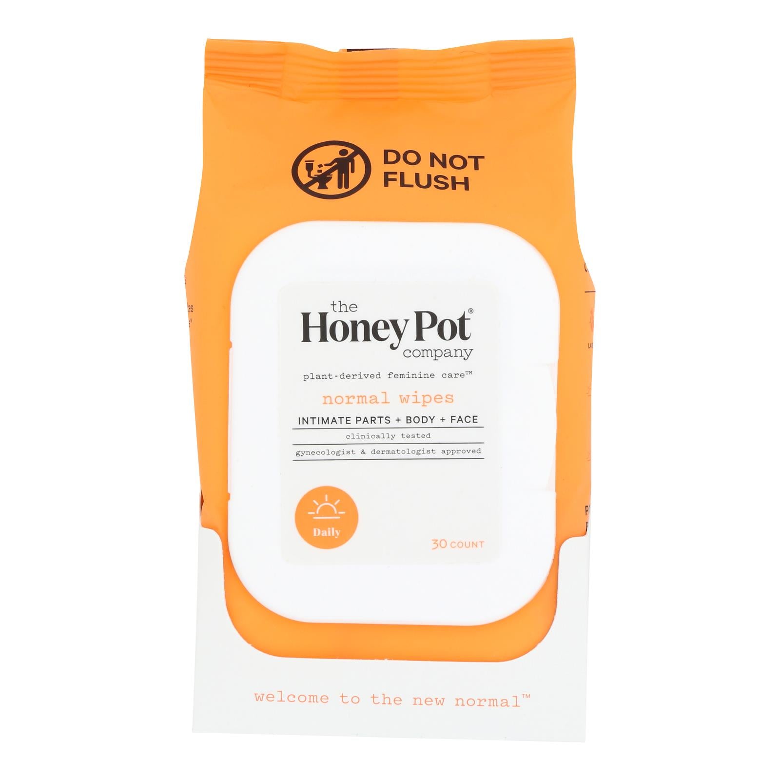 The Honey Pot - Normal Wipes - 30 Ct