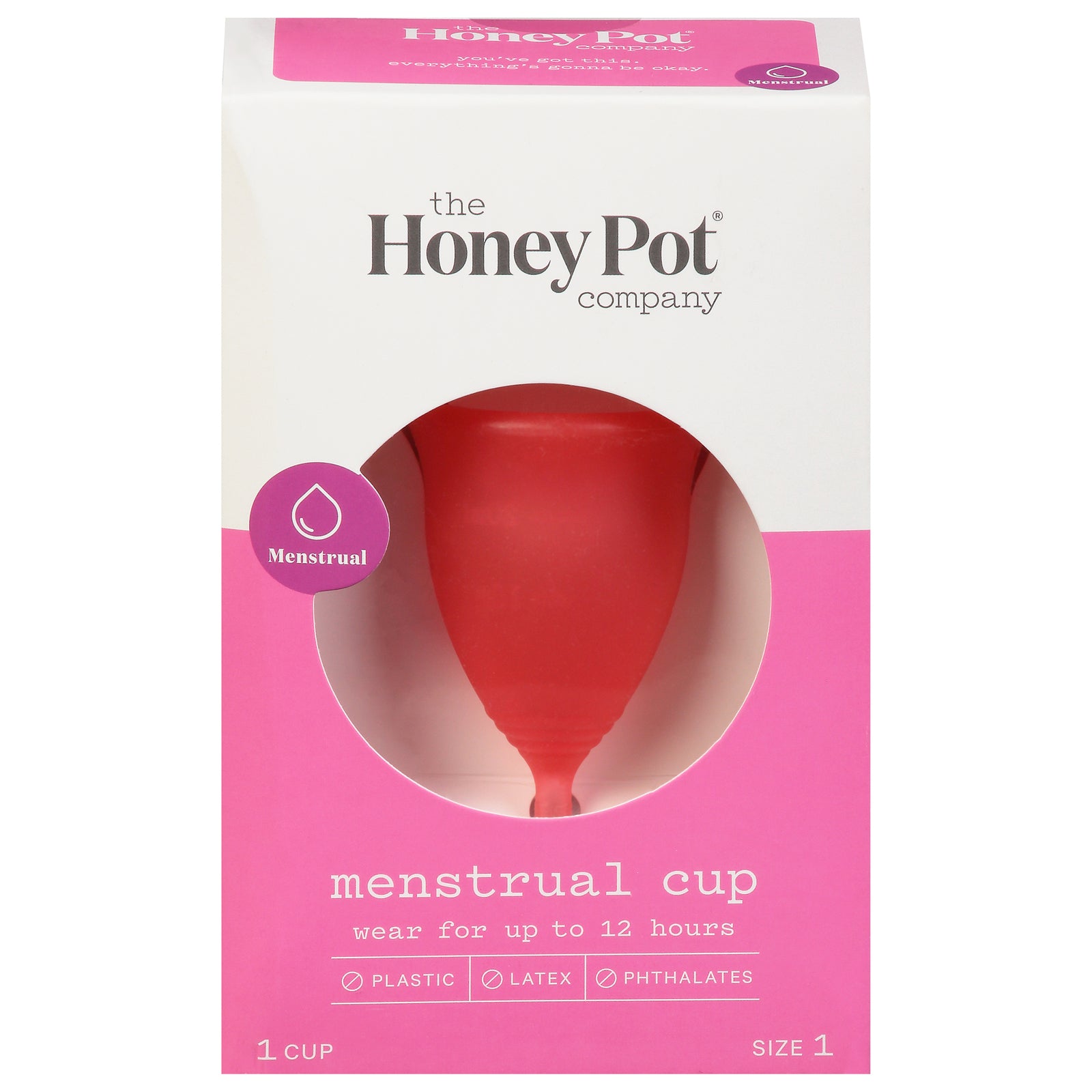 The Honey Pot - Menstrual Cup Size 1 Silicn - 1 Each-1 Ea