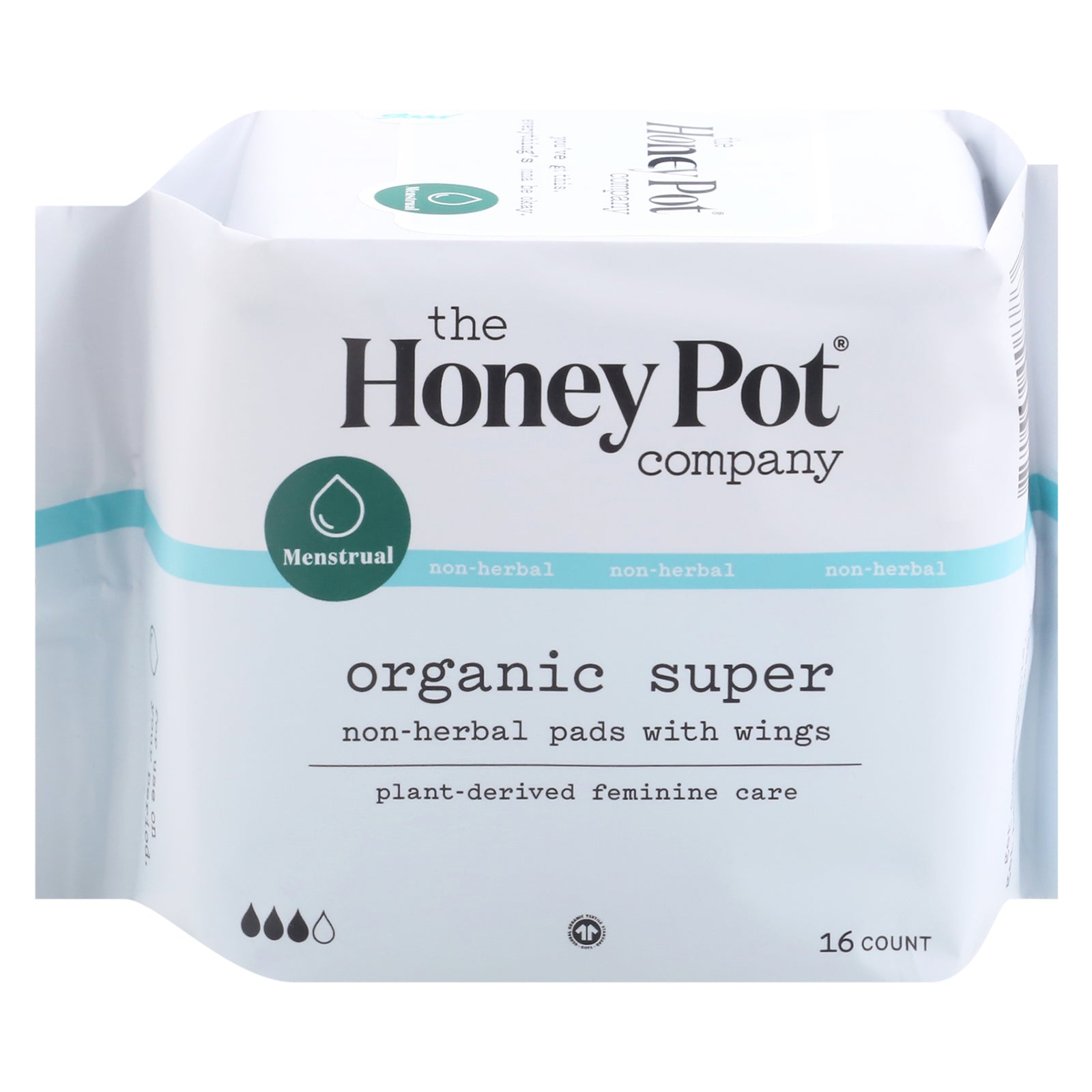 The Honey Pot - Pd Menstrl Spr N Herb - 1 Each-16 Ct