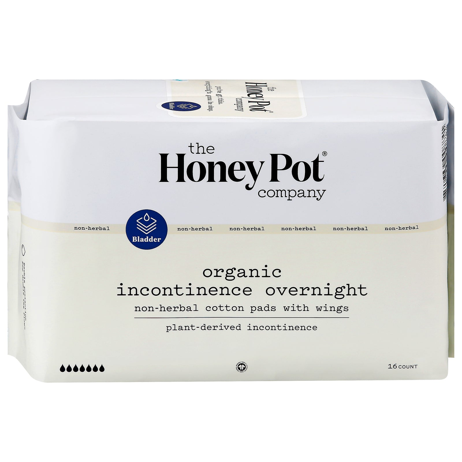 The Honey Pot - Pad Incont Nt Nonhrbl - 1 Each-16 Ct