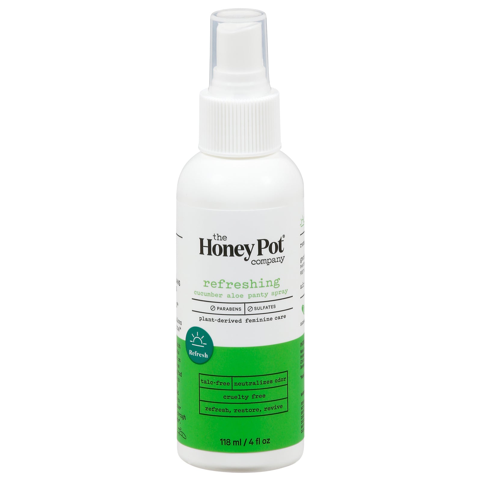 The Honey Pot - Spray Panty Cucumber Aloe - 1 Each-4 Oz