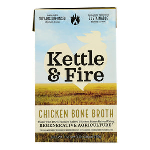 Kettle And Fire - Bone Broth Chicken Regntv - Case Of 6-16.9 Oz