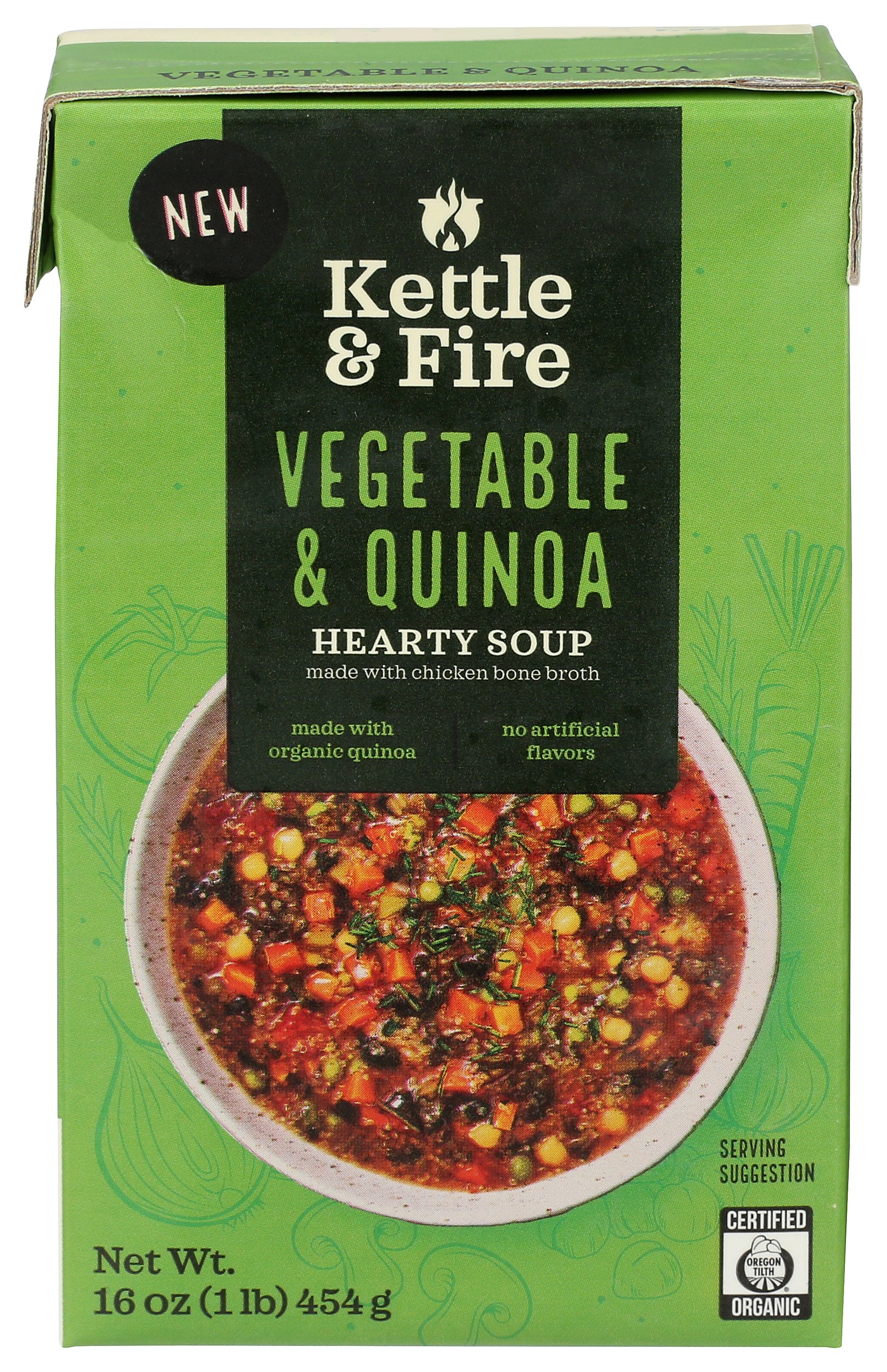 KETTLE AND FIRE SOUP VEGETABLE N QN HRTY - Case of 6