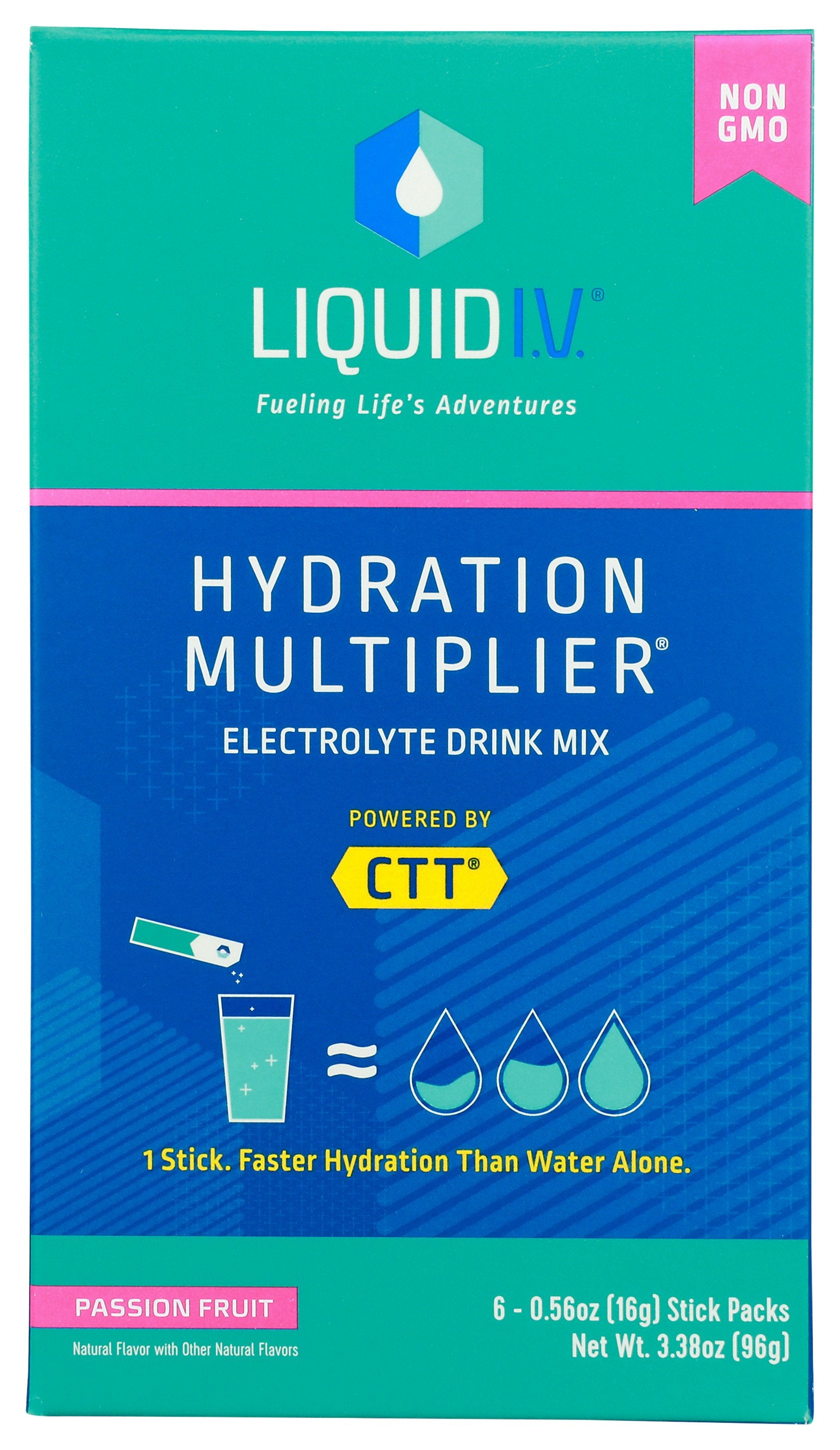 LIQUID IV HYDRATION PSSN FRT 6CT BX