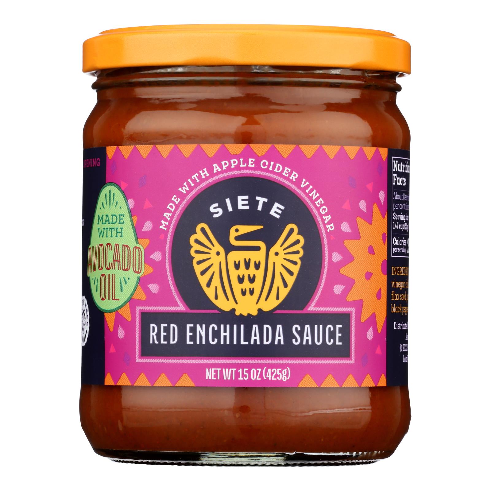 Siete - Sauce Red Enchilada - Case Of 6-16 Oz