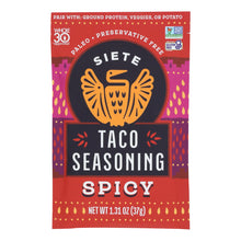 Load image into Gallery viewer, Siete - Seasoning Spicy Taco - Case Of 12-1.31 Oz