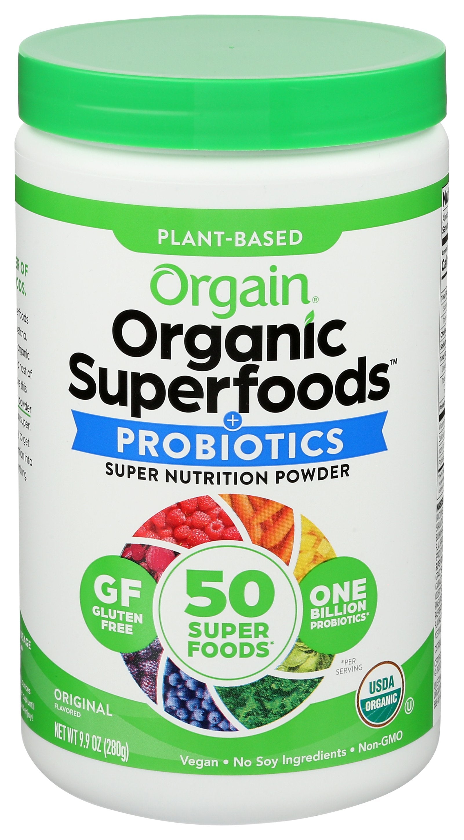 ORGAIN SUPERFOOD PWDR PLAIN ORG - Case of 3