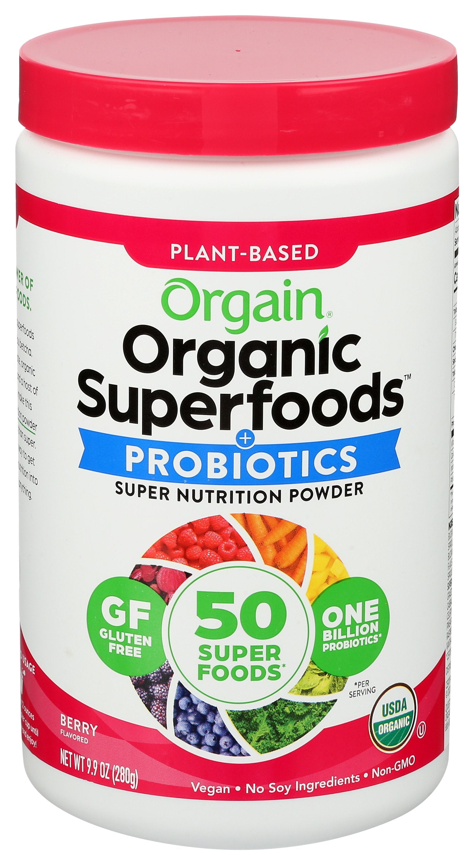 ORGAIN SUPERFOOD PWDR BERRY ORG - Case of 3