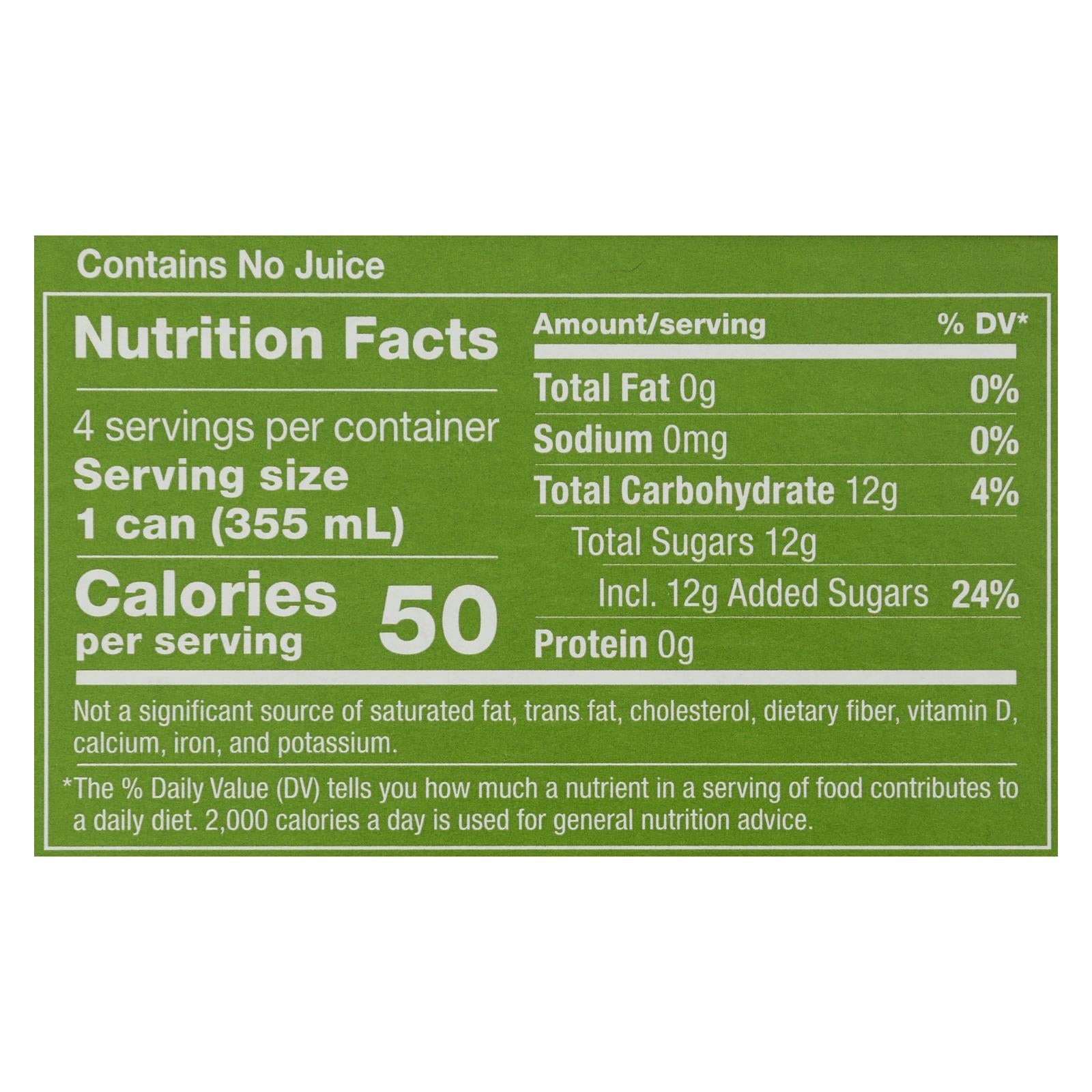 Dry Soda - Cucumber - Case of 6 - 12 FL oz.