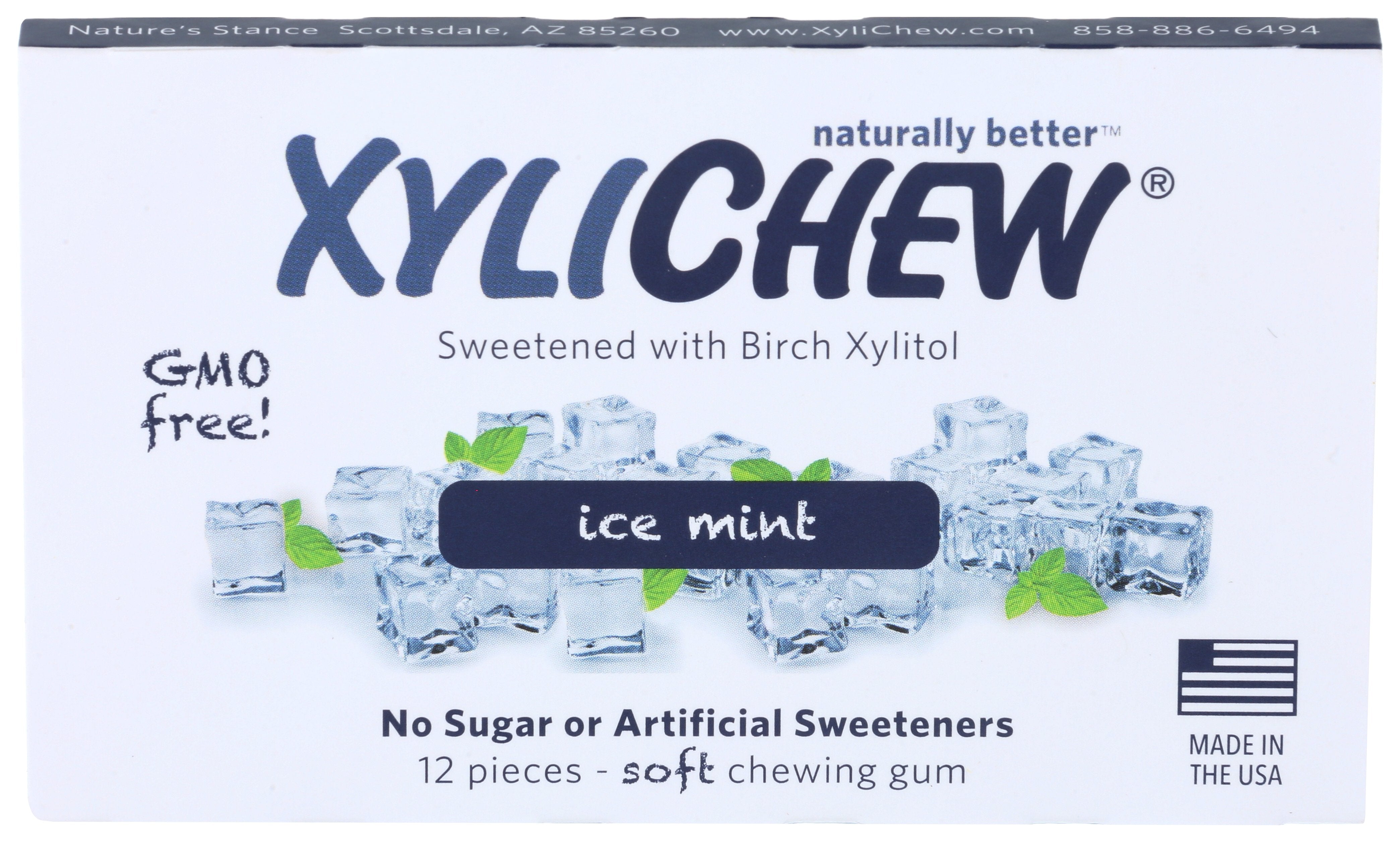 XYLICHEW MINT ICE GUM - Case of 24