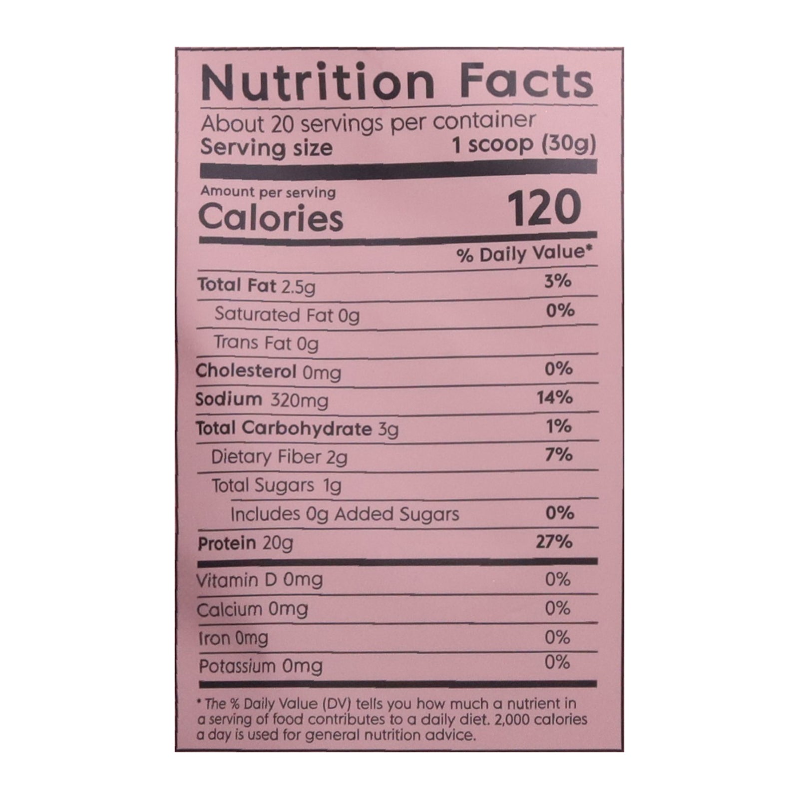 Truvani - Protein Og2 Van Chai Plnt - EA of 1-21.59 OZ