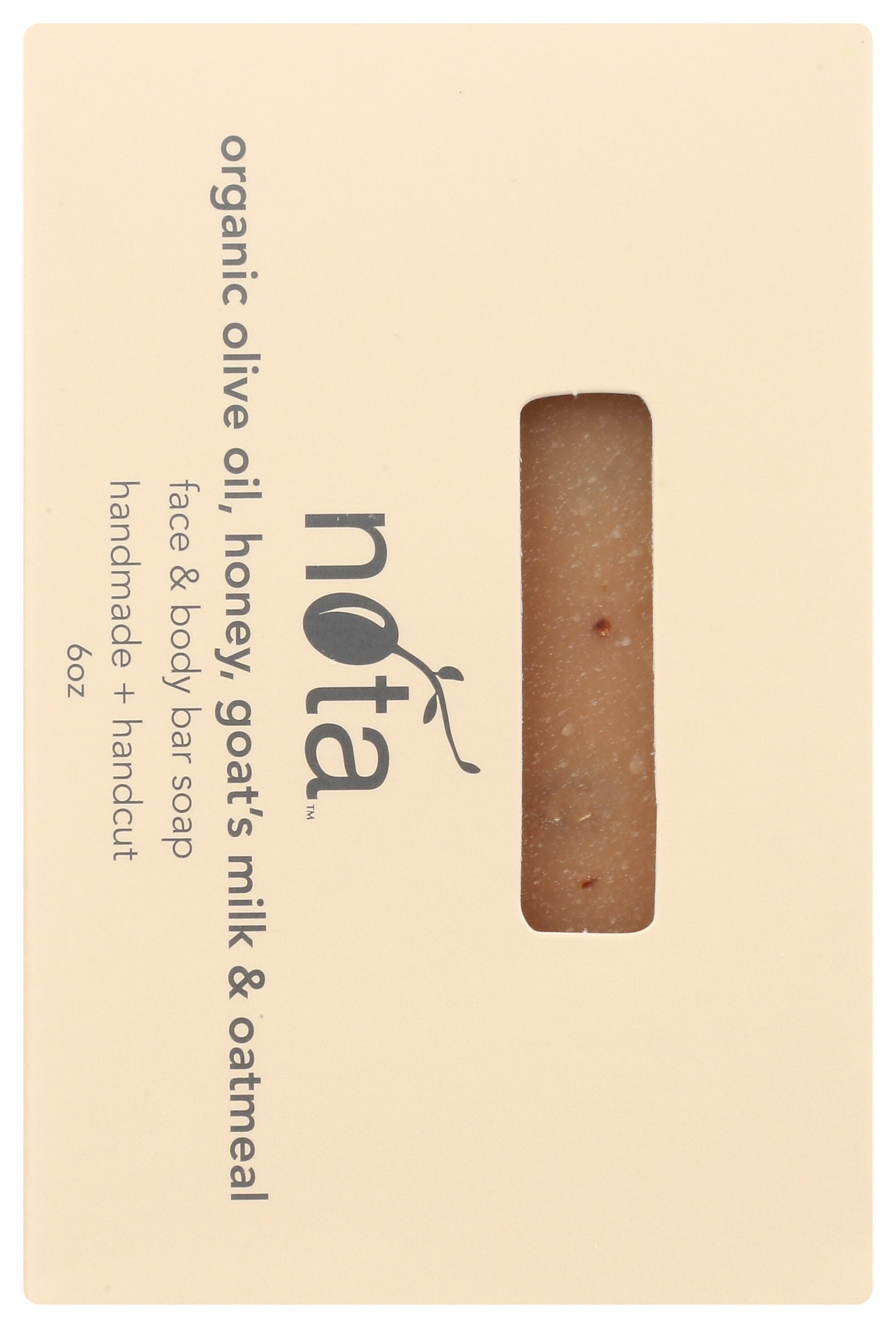 NOTA OLIVE OIL SKINCARE SOAP BR GOAT MLK OATM