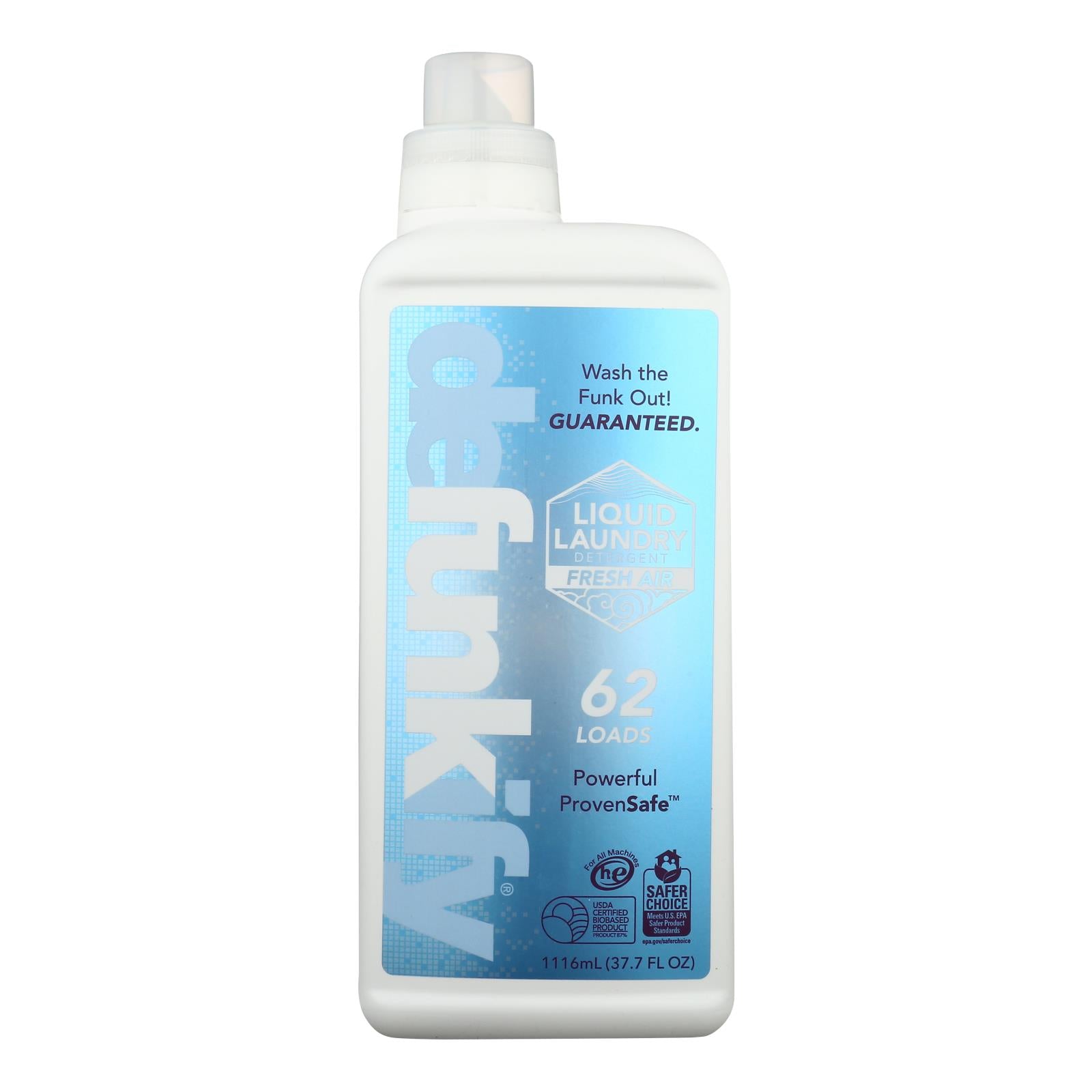 Defunkify - Laundry Det Liquid Fresh Air - Case Of 4-37.7 Oz