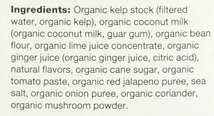 OCEANS HALO BROTH THAI COCONUT ORG - Case of 6