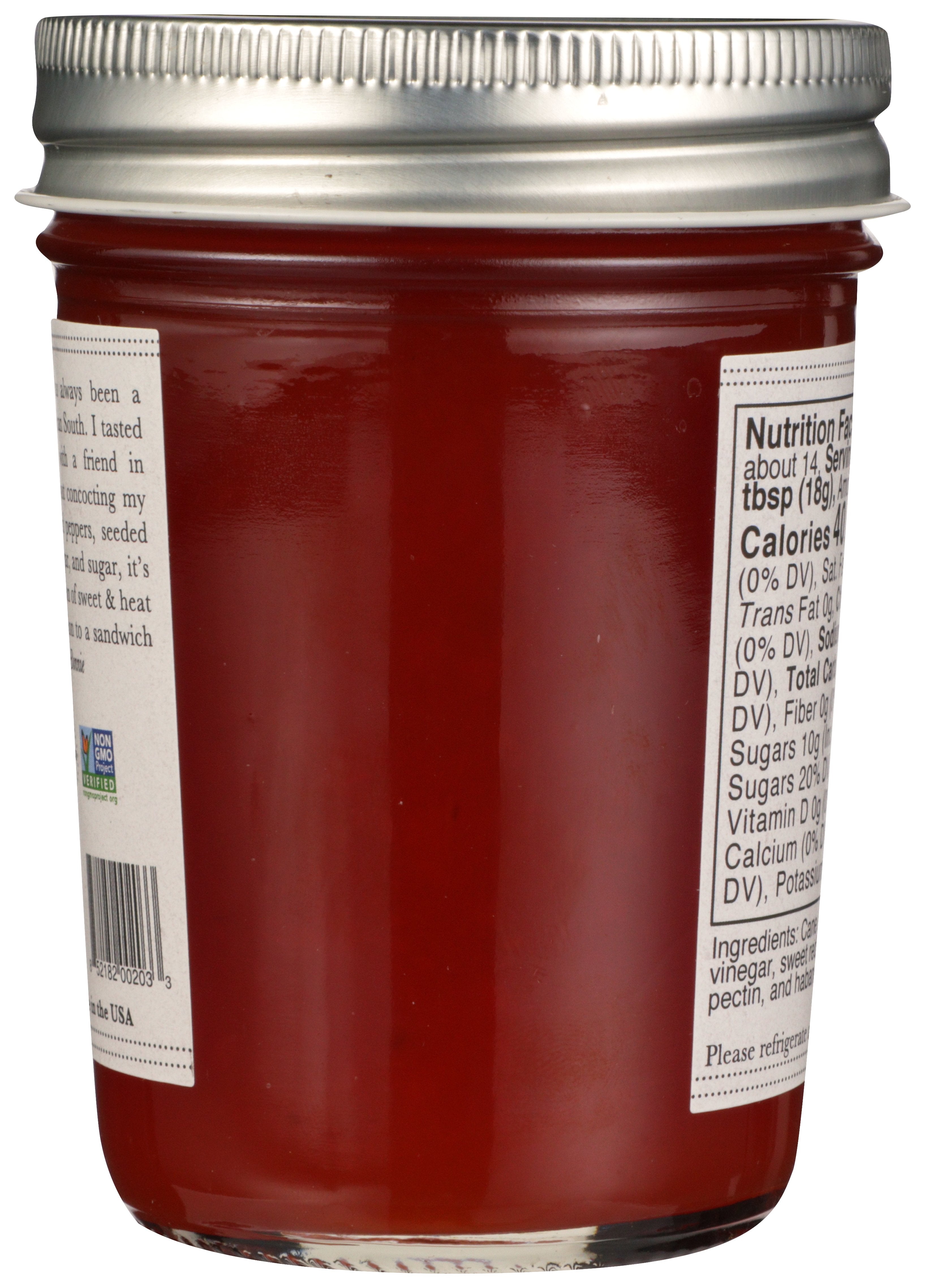 BONNIES JAMS JAM RED PEPPER JELLY - Case of 6