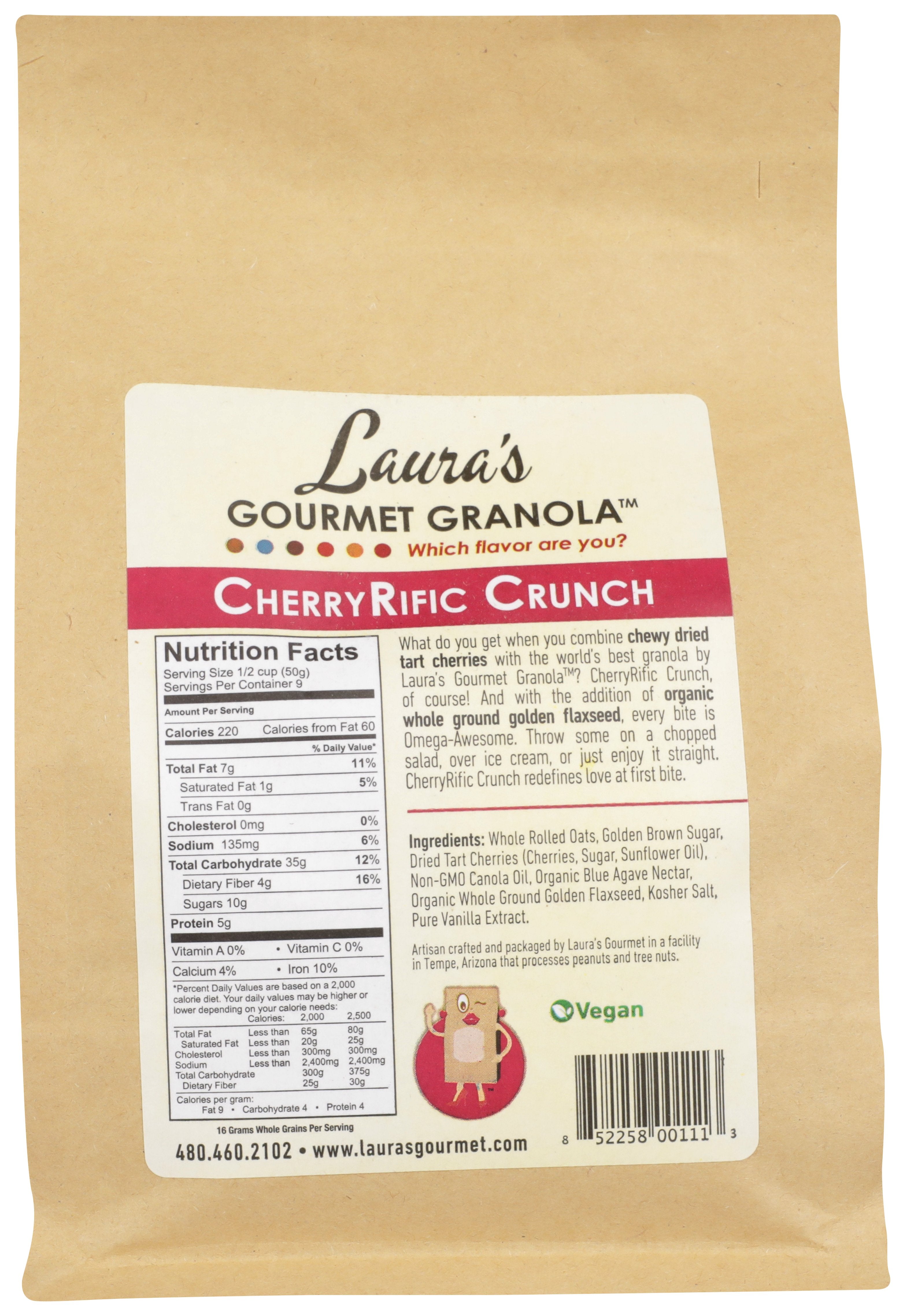 LAURAS GOURMET GRANOLA GRANOLA CHERRYRIFIC - Case of 6