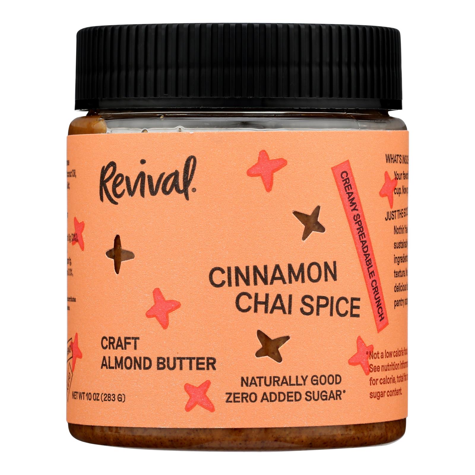 Revival - Almond Butter Cinnamon Chai Spice - Case of 6-10 Ounces