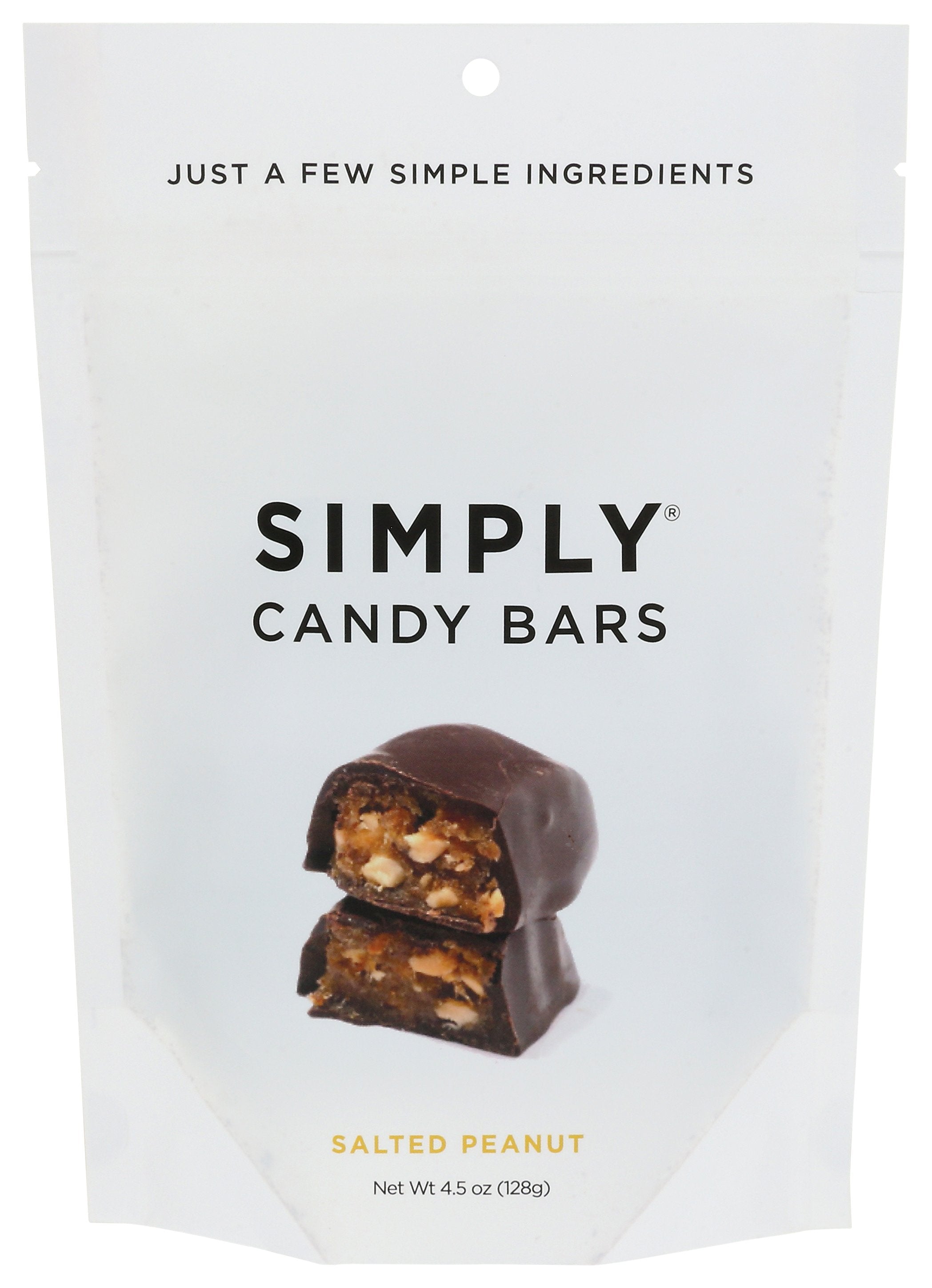 SIMPLYGUM BAR CHOC DATE SLT PEANUT - Case of 6
