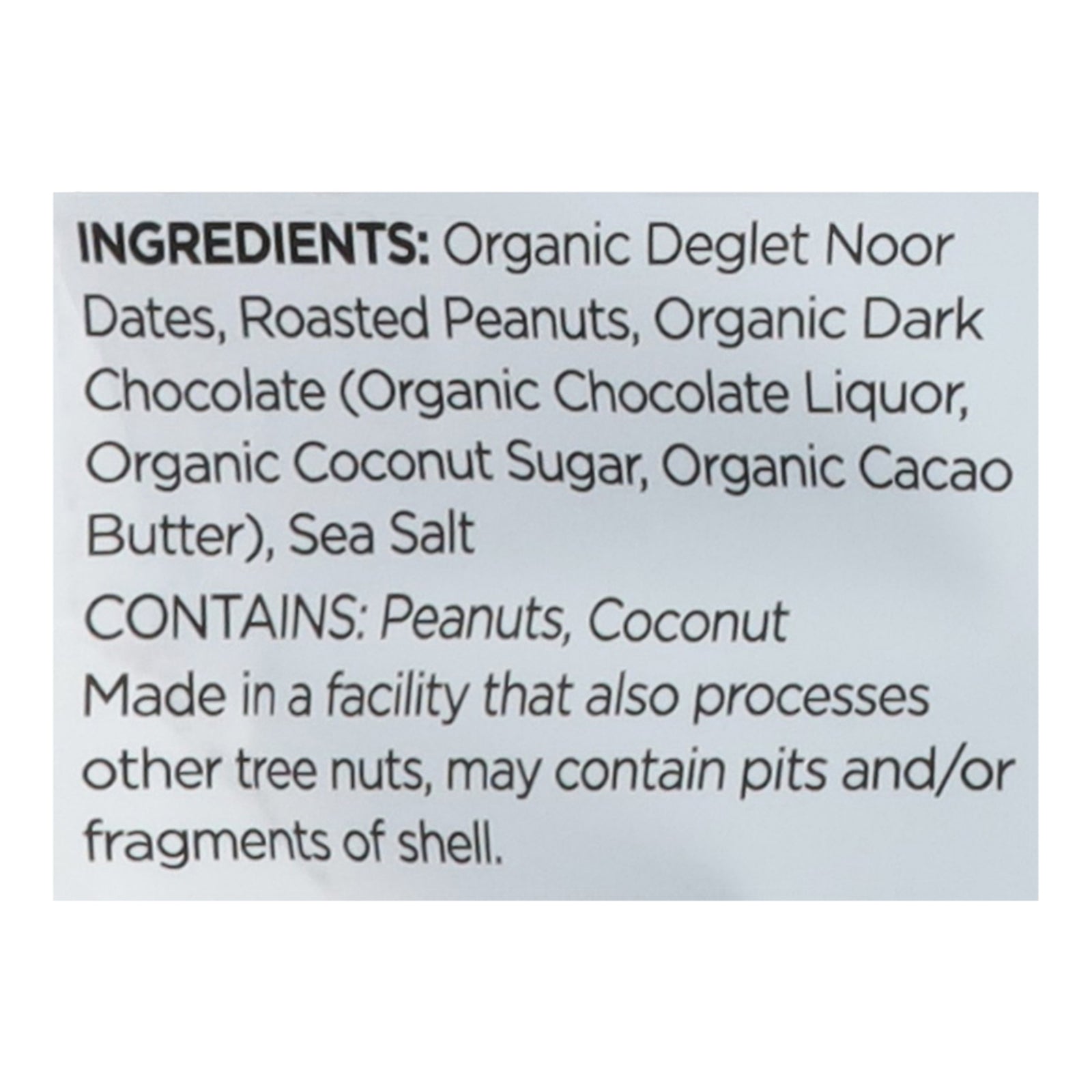 Simply Gum - Date Bars Choc Sltd Pnut - CS of 6-4.5 OZ