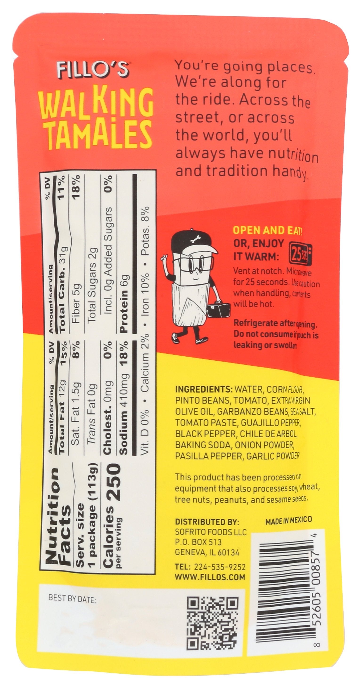 FILLOS TAMALE WLK BEAN SLSA RJA - Case of 7