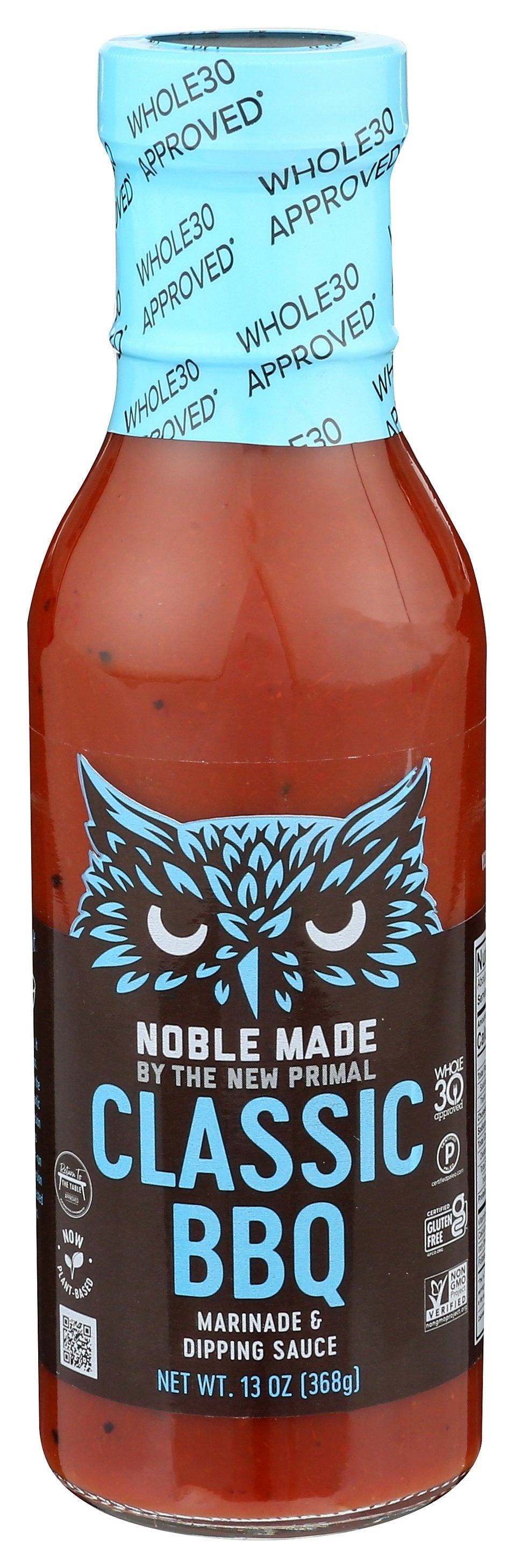 THE NEW PRIMAL SAUCE NOBLE MADE BBQ ORG - Case of 6