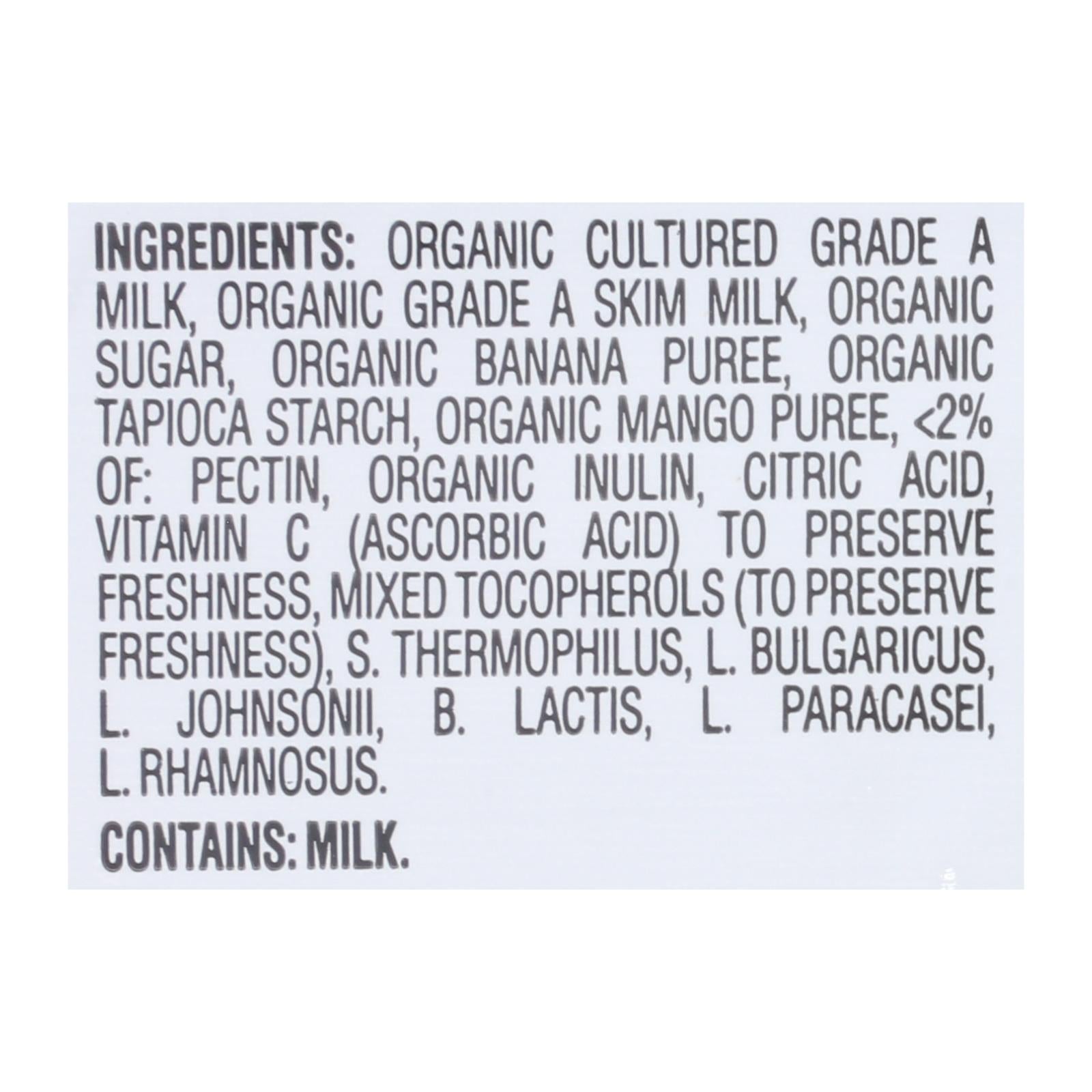 Happy Baby HappyMelts Organic Yogurt Snacks for Babies and Toddlers Banana Mango - 1 oz - Case of 8