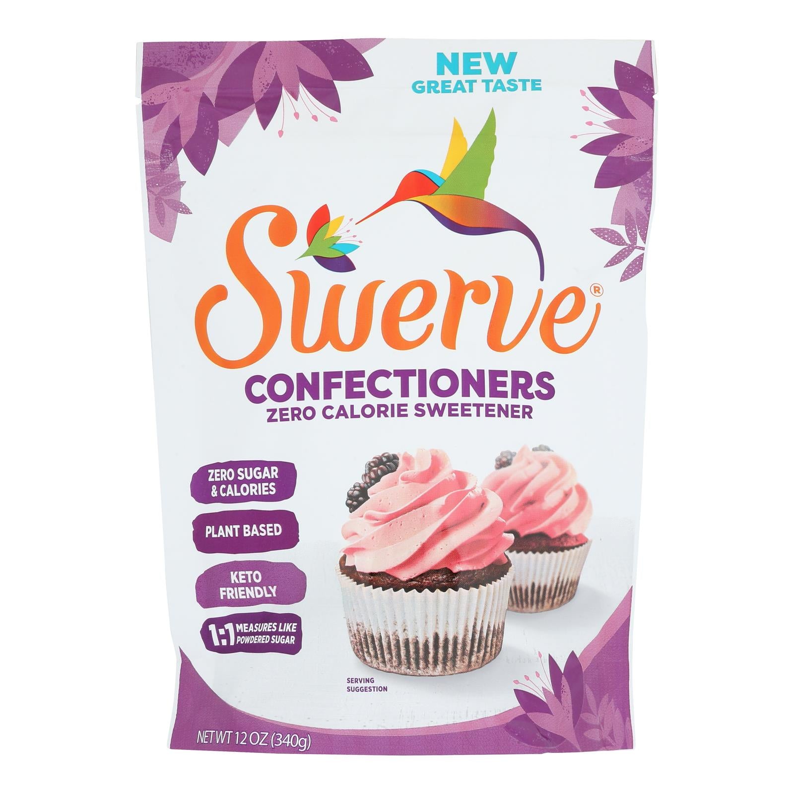 Swerve - Sweetener - Confectioners - Case Of 6 - 12 Oz.