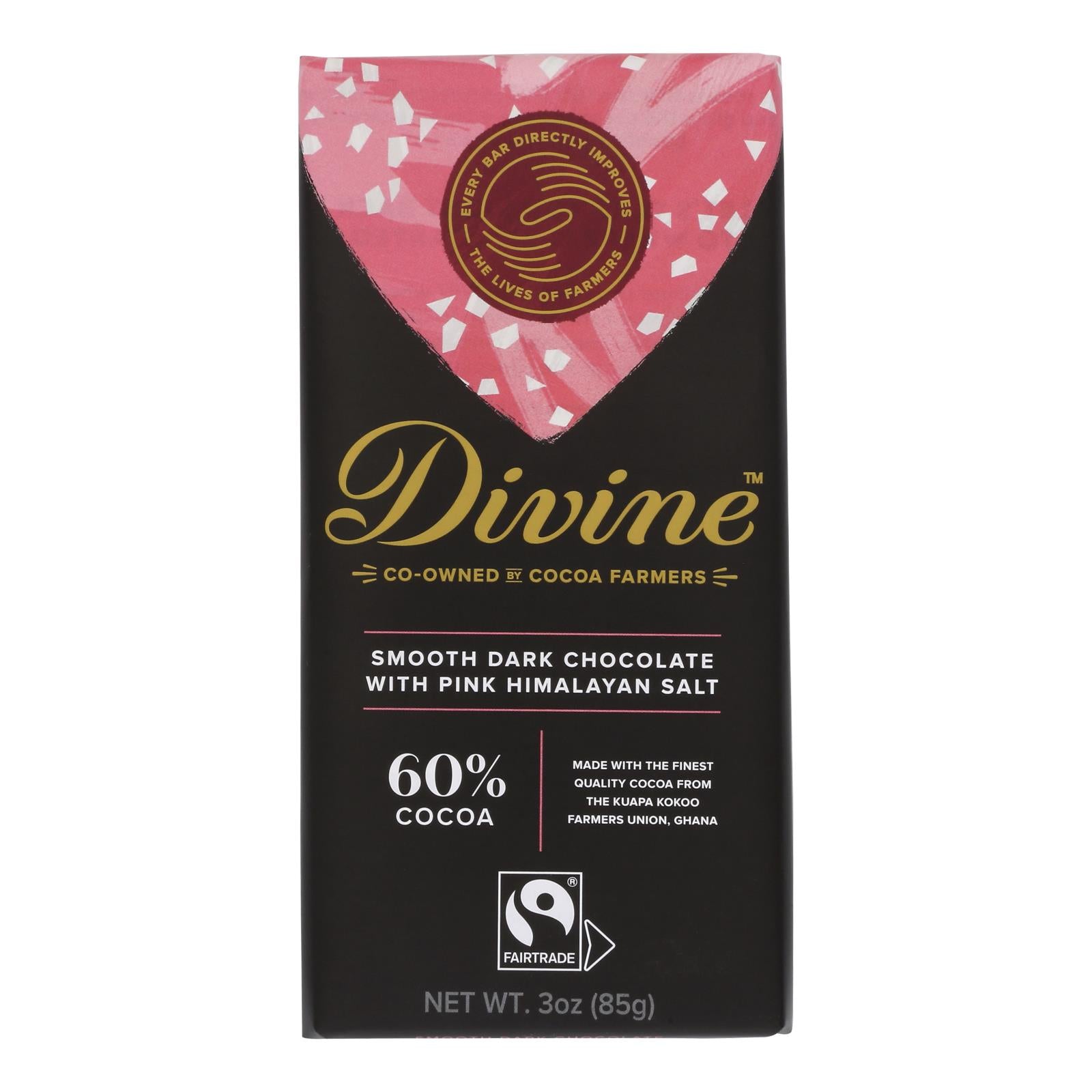 Divine - Bar D/choc Pink Hmlyn Salt - Case of 12 - 3 OZ