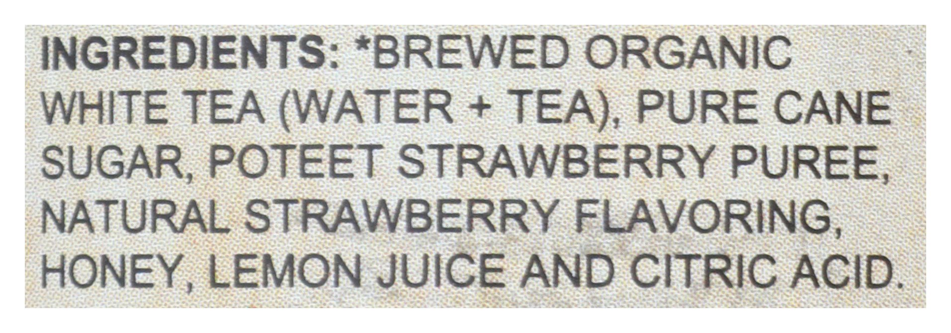 TEXAS TEA TEA WHT STRWBRRY - Case of 12