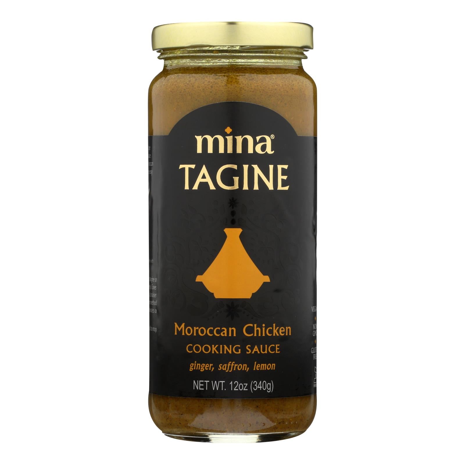 Mina's Moroccan Tagine Chicken Cooking Sauce  - Case Of 6 - 12 Oz