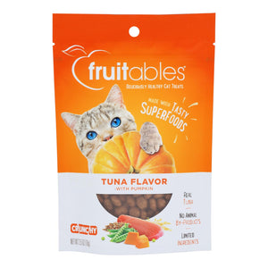 Fruitables - Cat Treats Tuna&pumpkin - Case Of 10-2.5 Oz