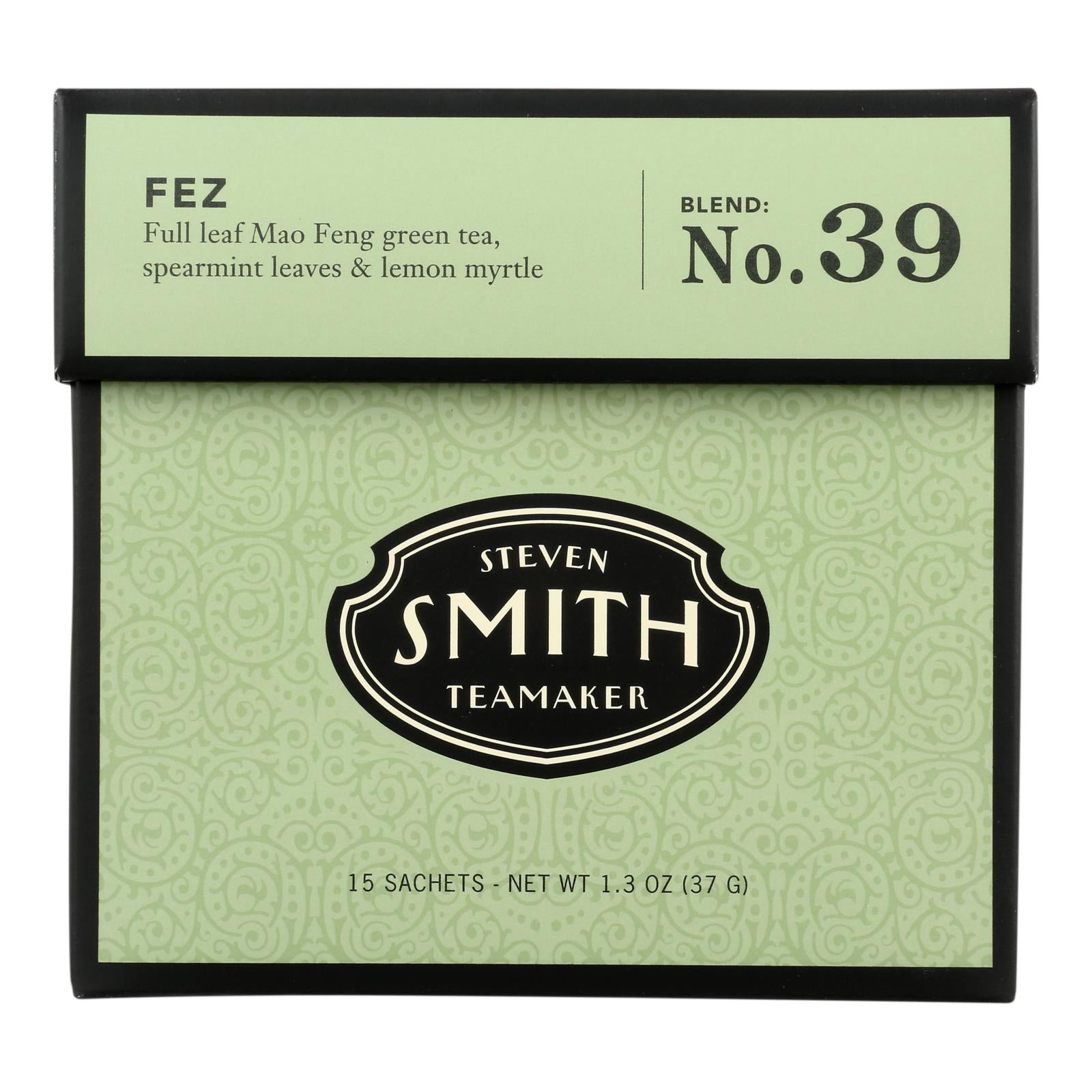 Smith Teamaker Green Tea - Fez - Case of 6 - 15 Bags